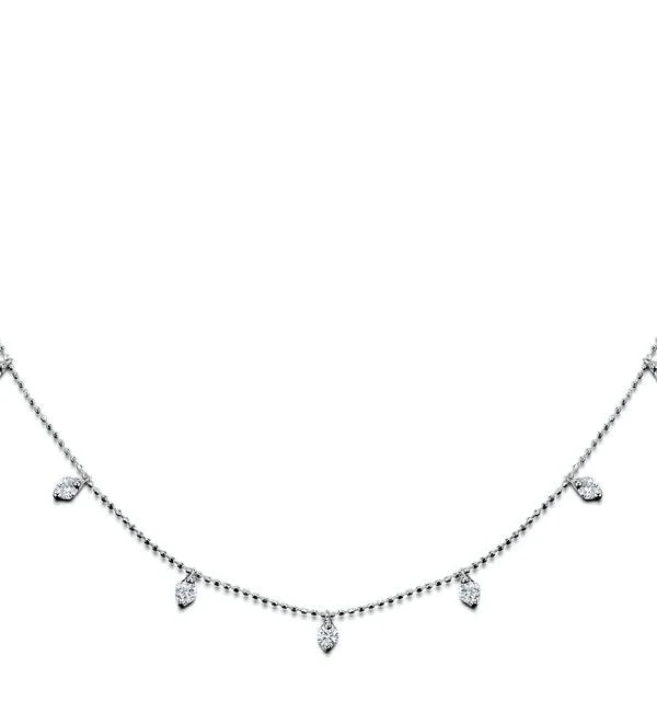 The Austere Wings Moissanite Necklace (14k Solid Gold) - Image 2