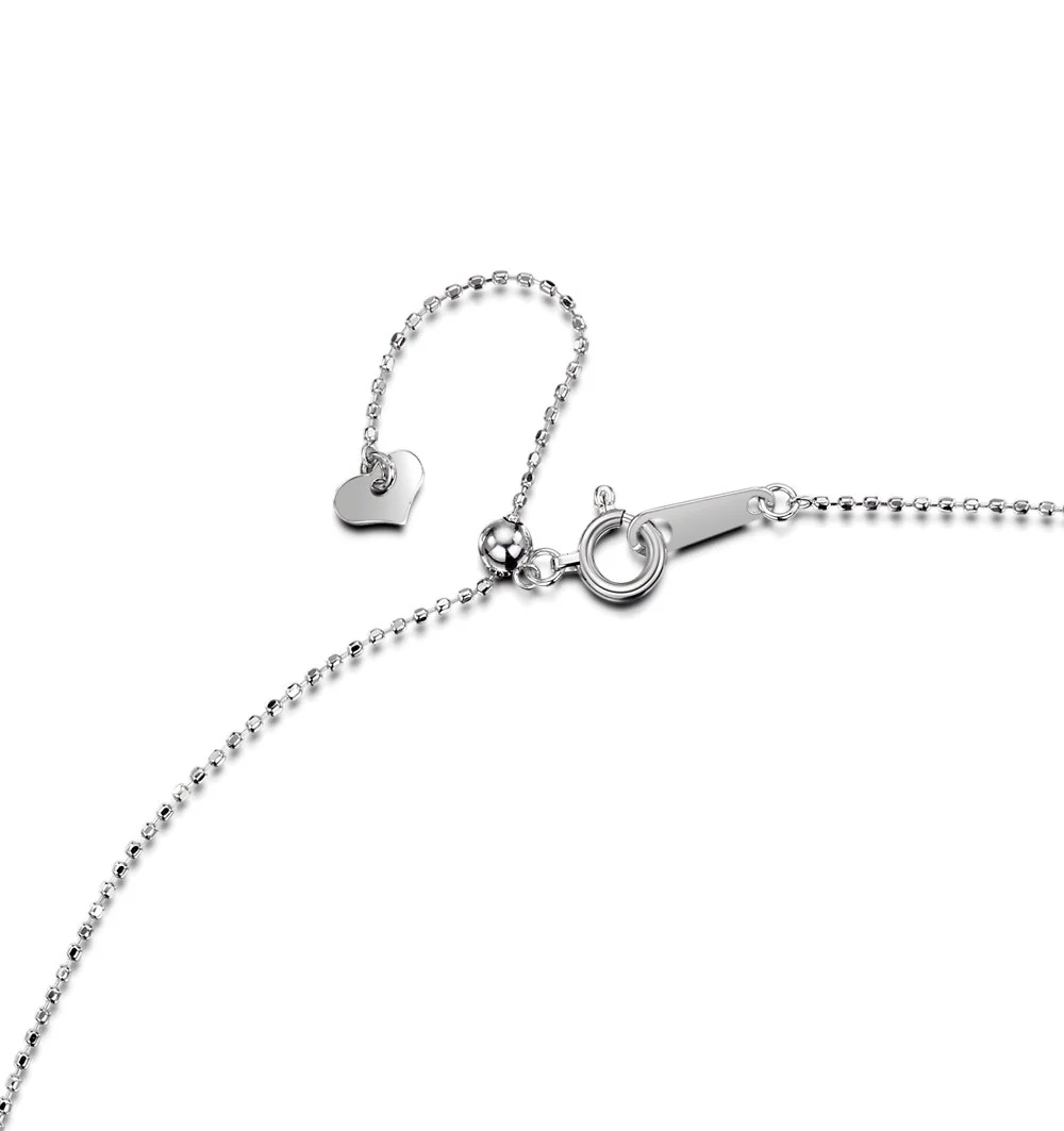 The Austere Wings Moissanite Necklace (14k Solid Gold) - Image 3