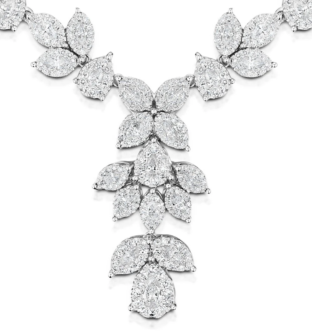 The Blushing Valor Moissanite Necklace (14k Solid Gold) - Image 2