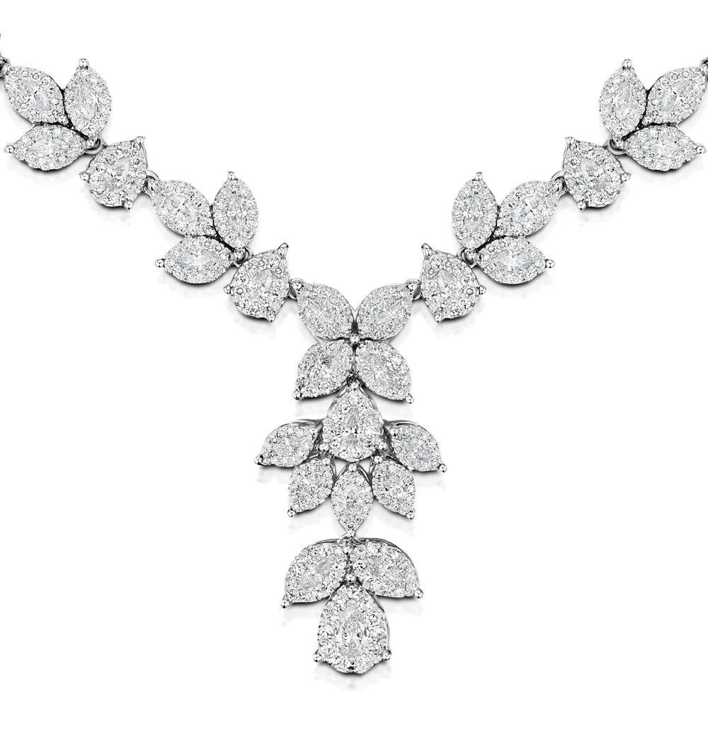 The Blushing Valor Moissanite Necklace (14k Solid Gold) - Image 3
