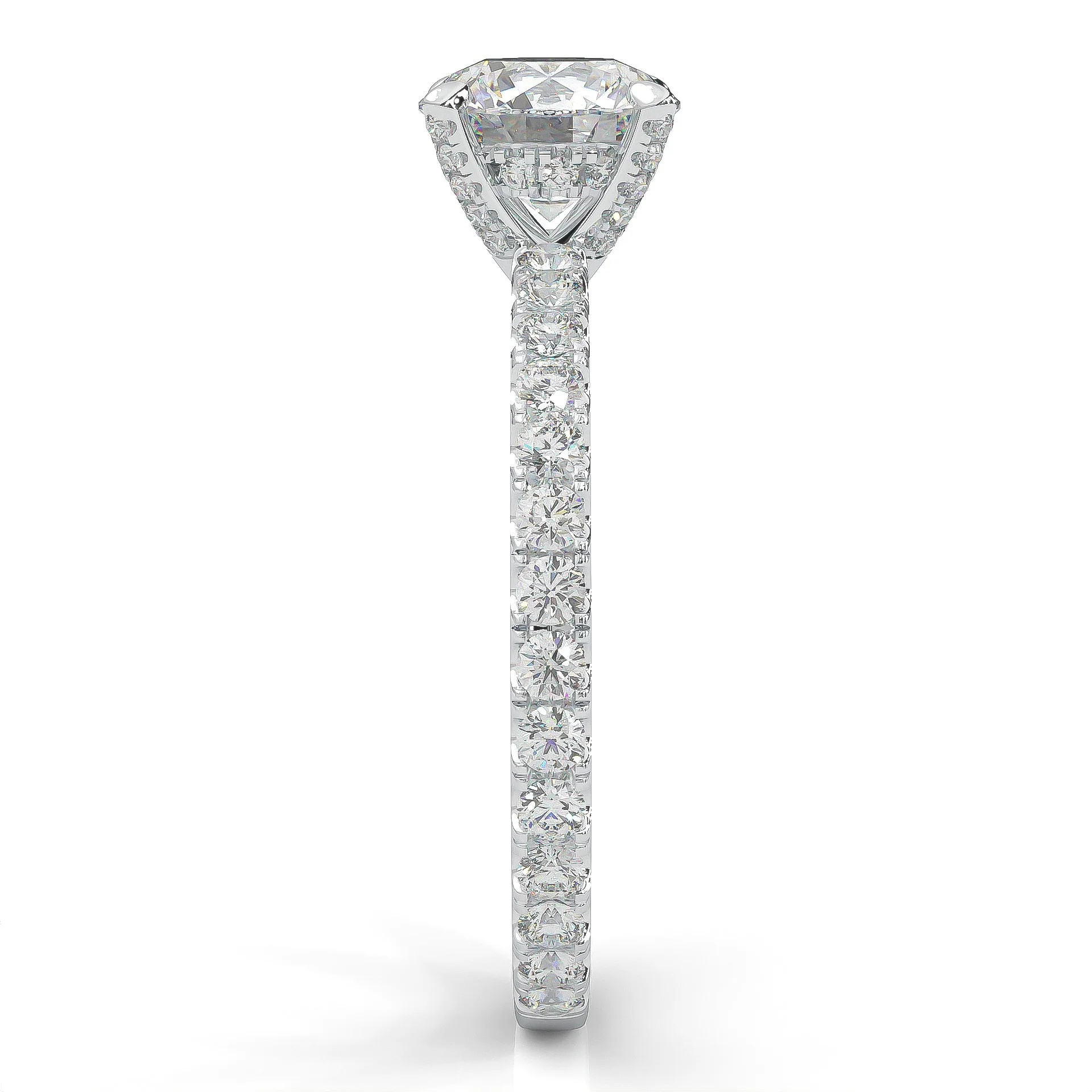 The Brilliant Teardrop Ring Moissanite Engagement Ring (14k Solid Gold) - Image 6