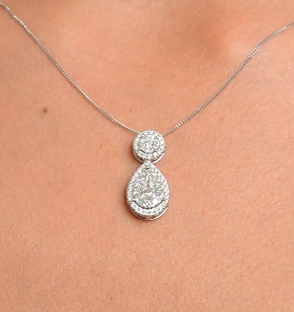 The Citrine Vow Moissanite Necklace (14k Solid Gold) - Image 4