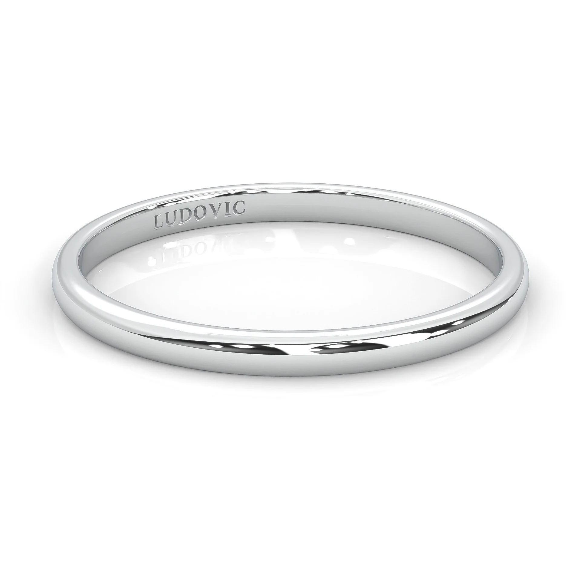 The Classic Moissanite Wedding Band - Image 3