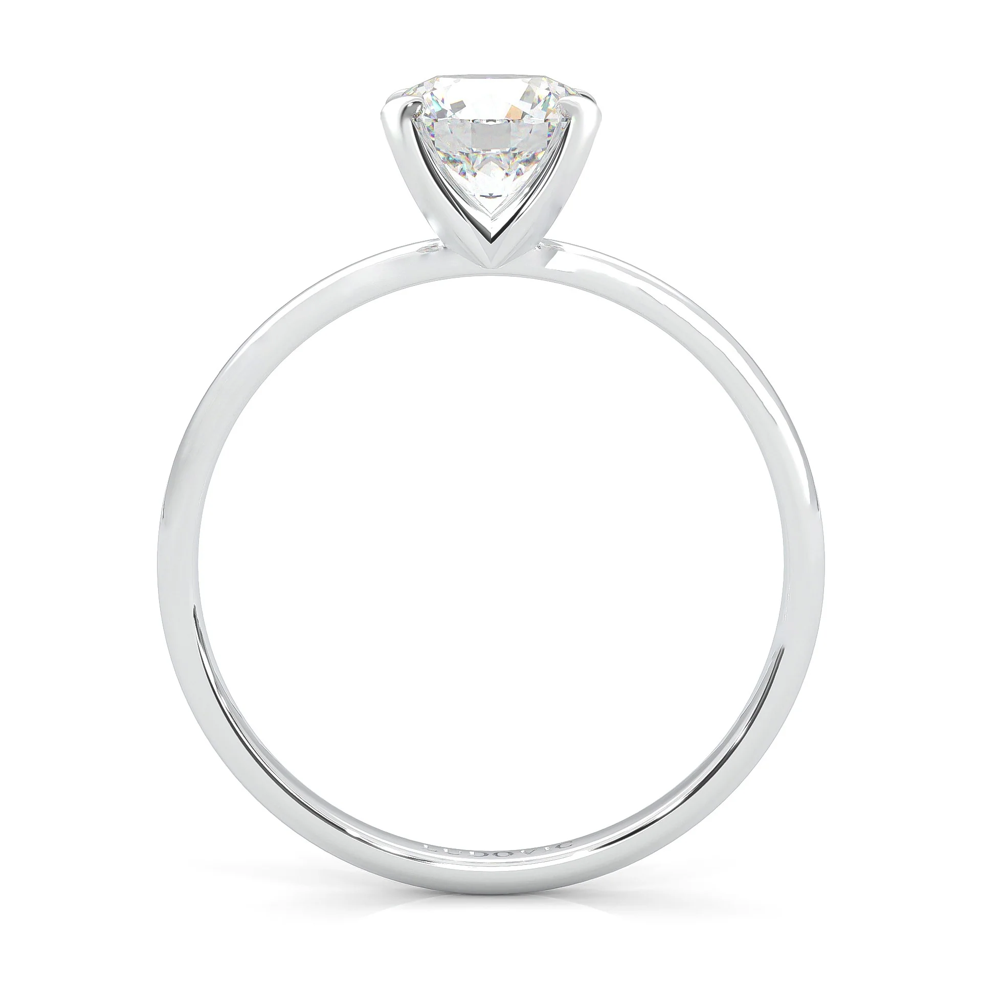 The Classic Moissanite Wedding Set (14k Solid Gold) - Image 7