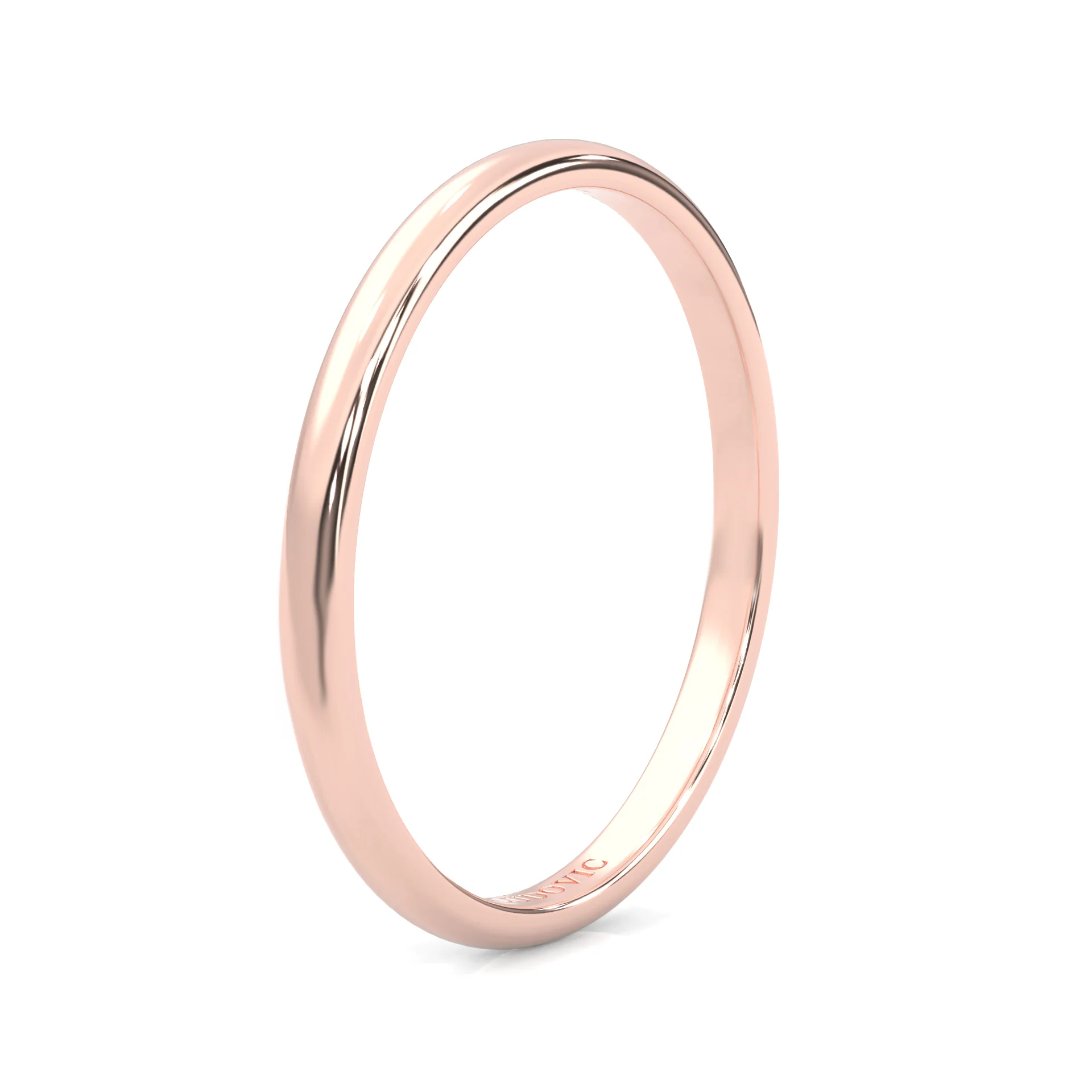 The Classic Moissanite Wedding Set ( Rose Gold ) - Image 12