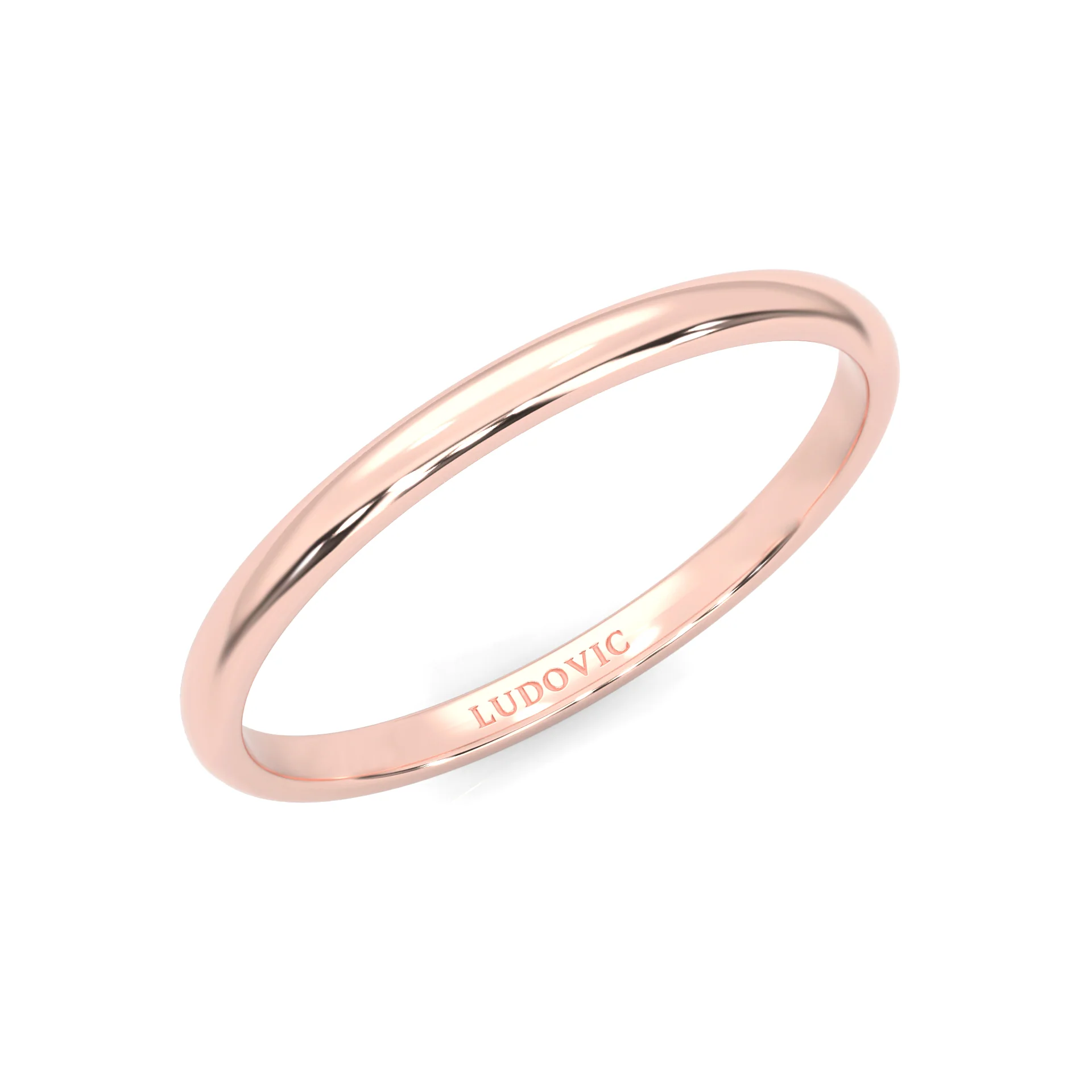 The Classic Moissanite Wedding Set ( Rose Gold ) - Image 14
