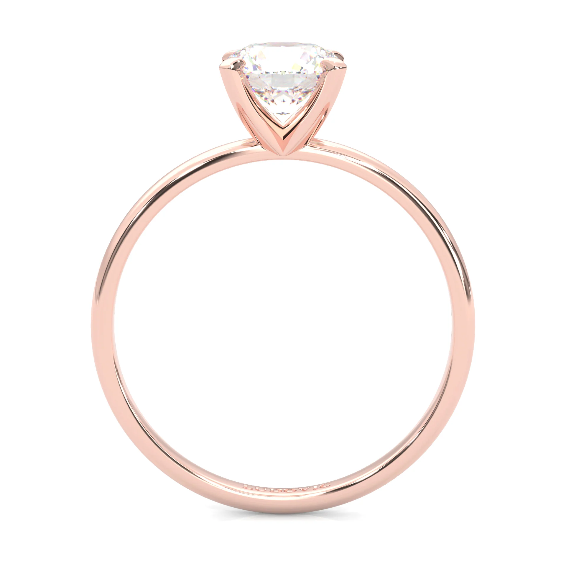 The Classic Moissanite Wedding Set ( Rose Gold ) - Image 7