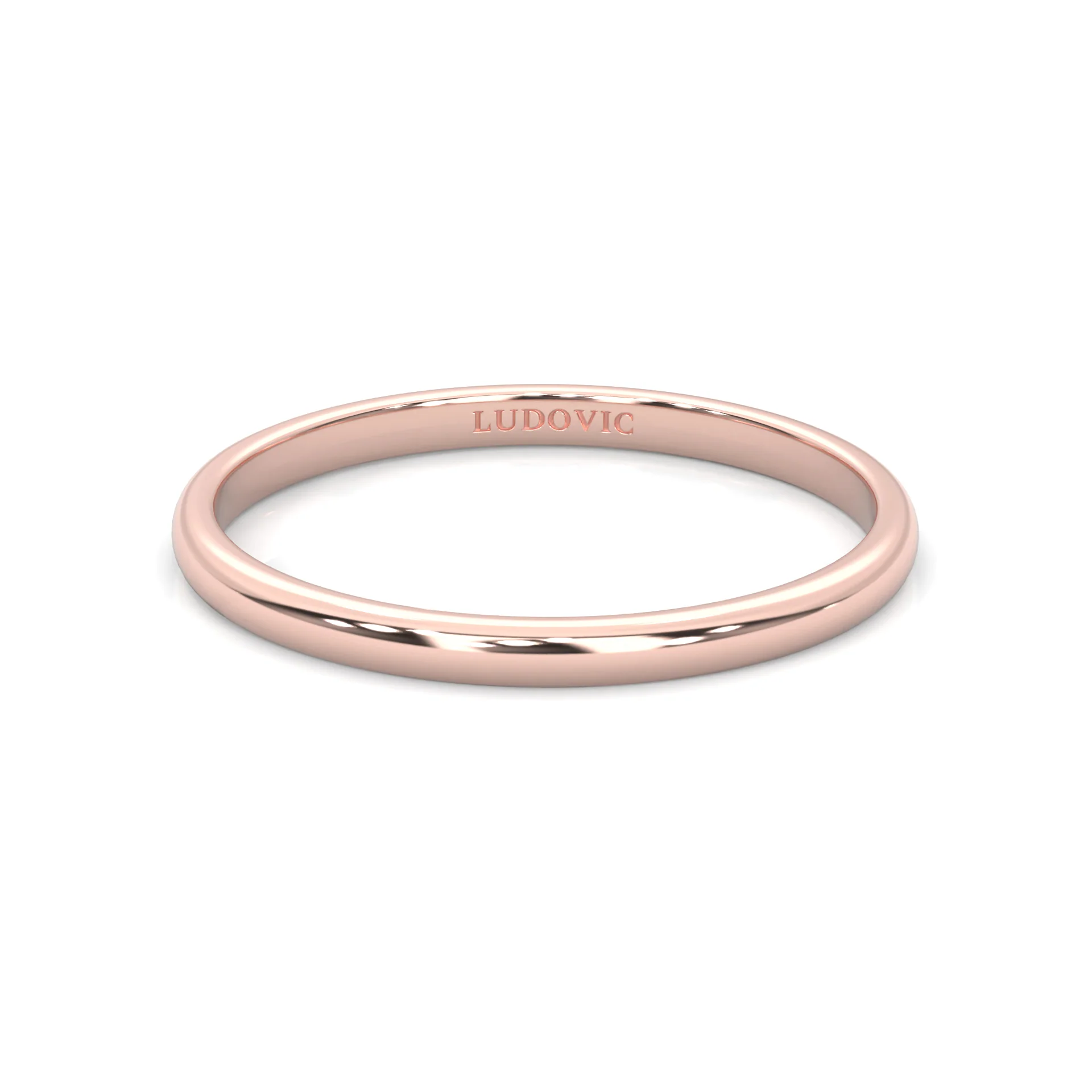 The Classic Moissanite Wedding Set ( Rose Gold ) - Image 9