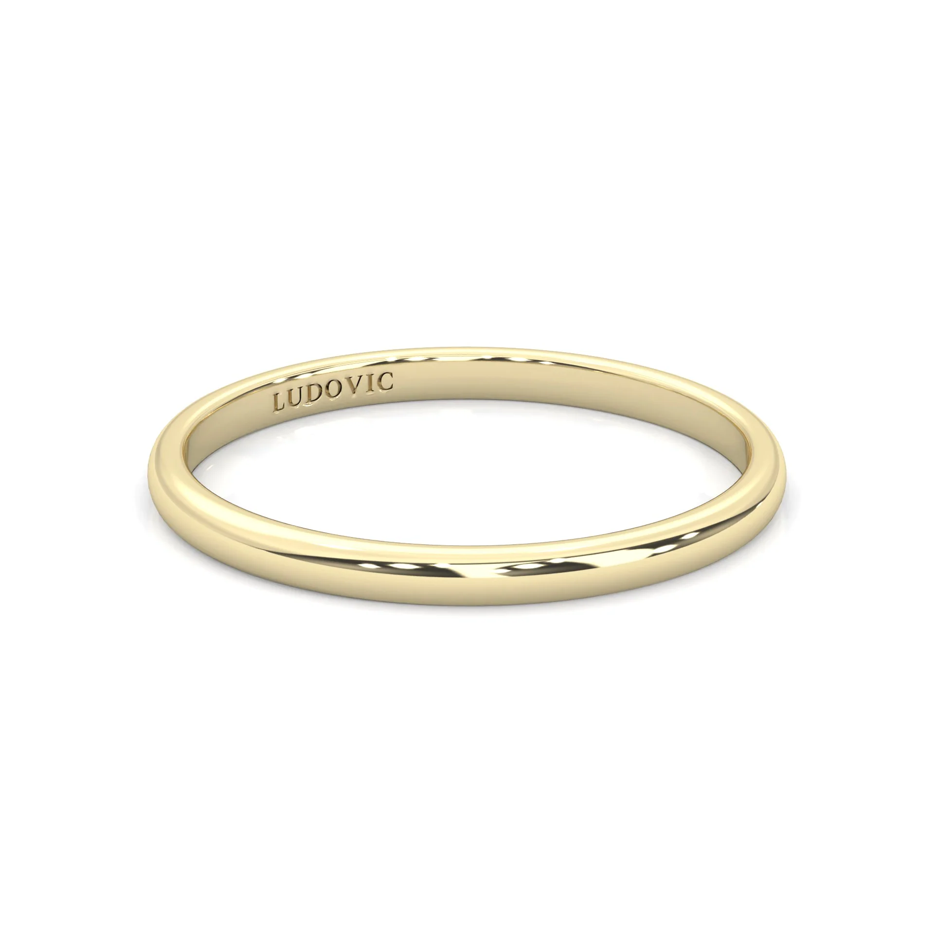 The Classic Moissanite Wedding Set ( Yellow Gold ) - Image 10