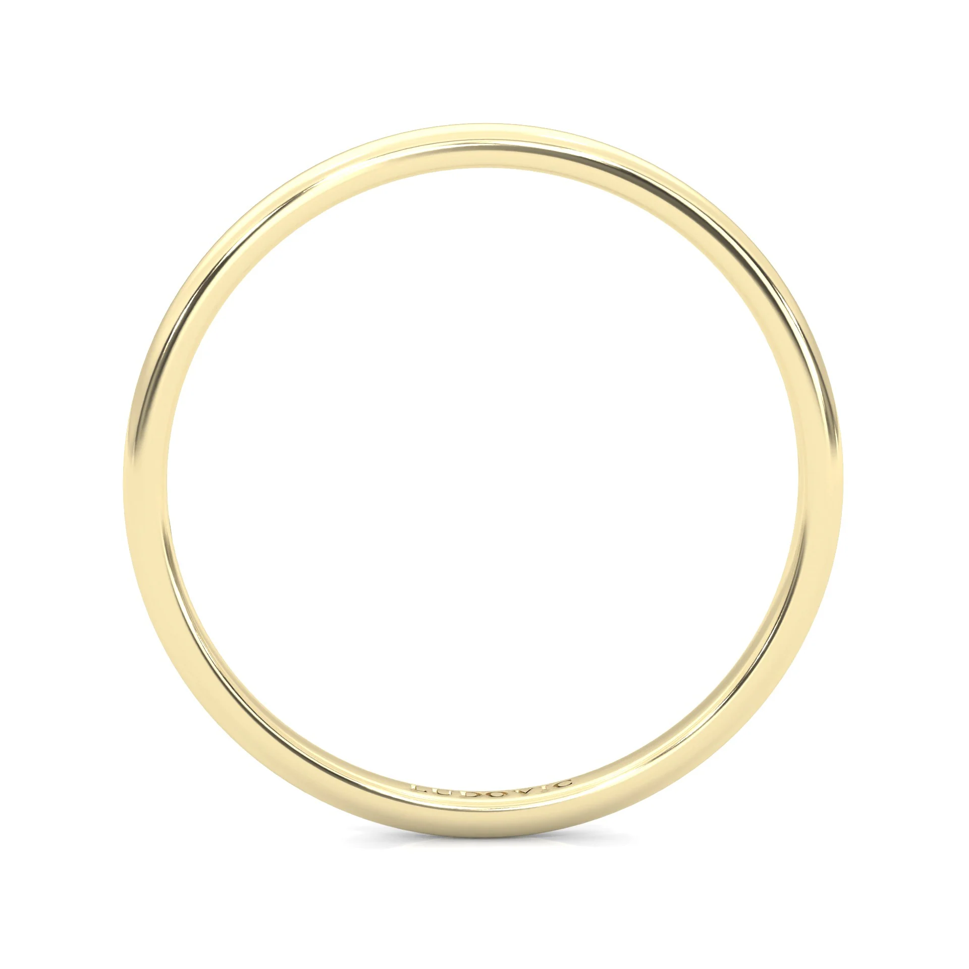 The Classic Moissanite Wedding Set ( Yellow Gold ) - Image 13