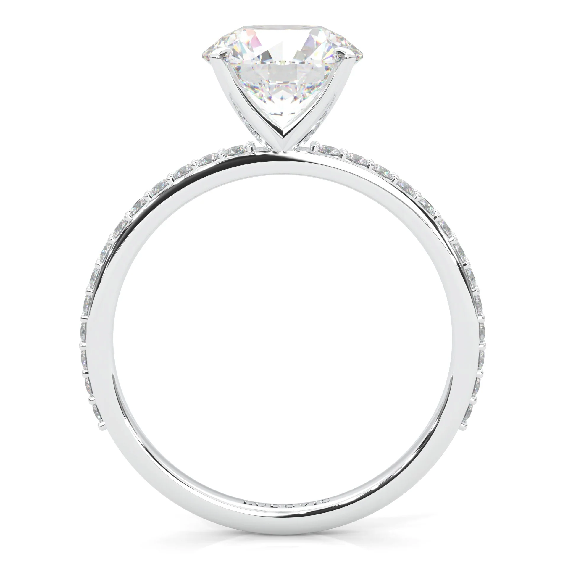 The Crystals Moissanite Wedding Set (14k Solid Gold) - Image 10