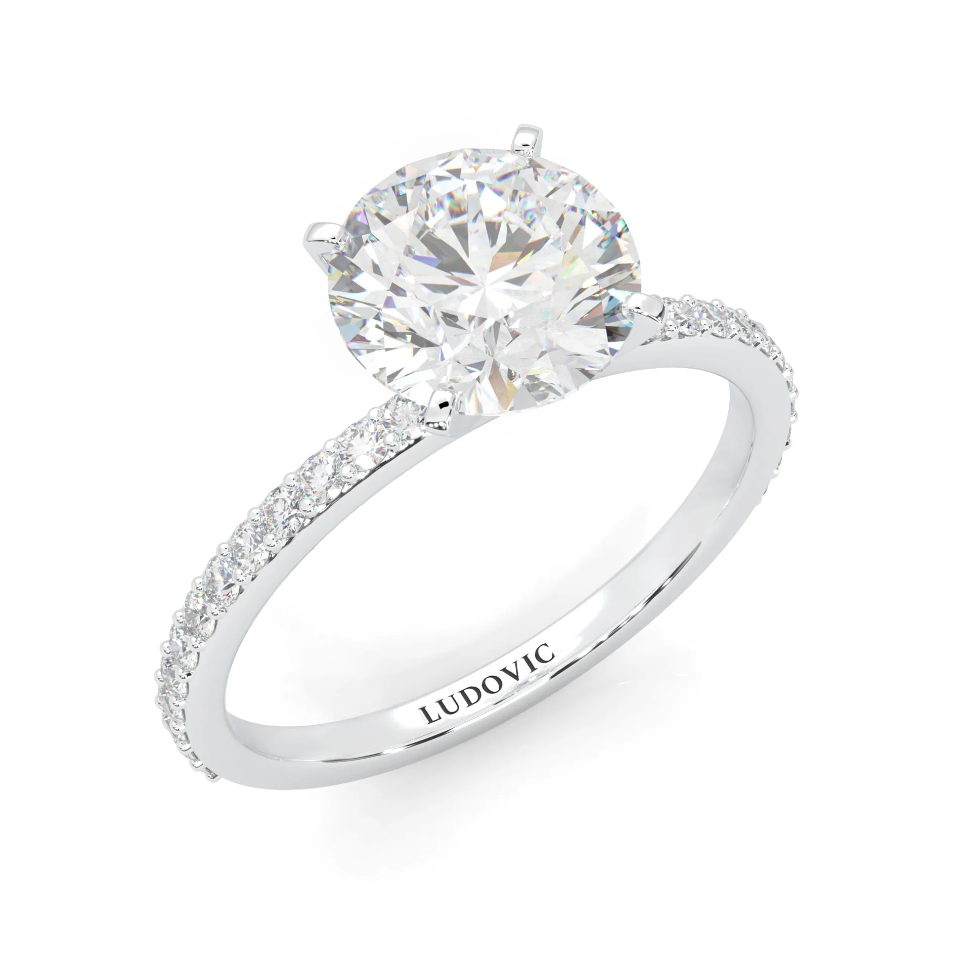 The Crystals Moissanite Wedding Set (14k Solid Gold) - Image 12