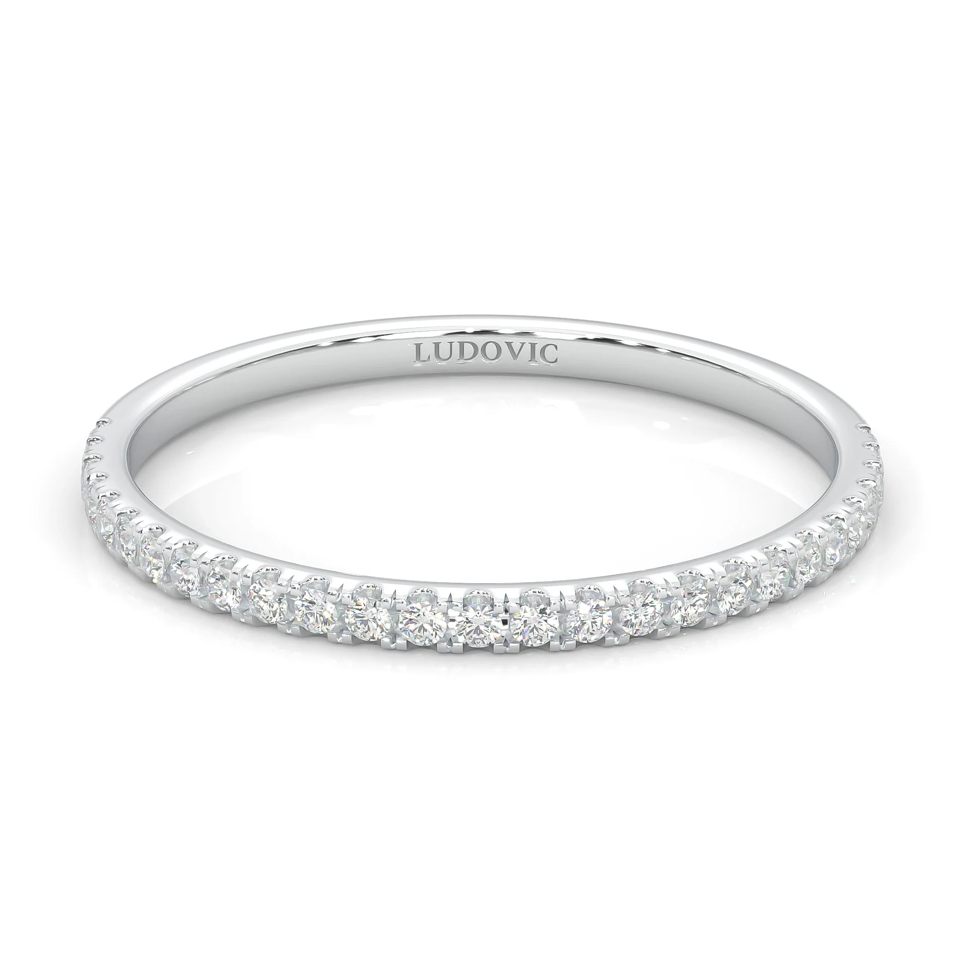 The Crystals Moissanite Wedding Set (14k Solid Gold) - Image 13