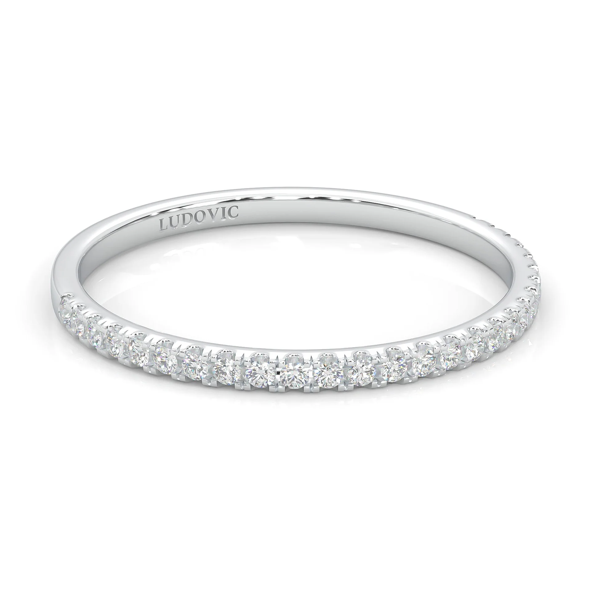 The Crystals Moissanite Wedding Set (14k Solid Gold) - Image 14