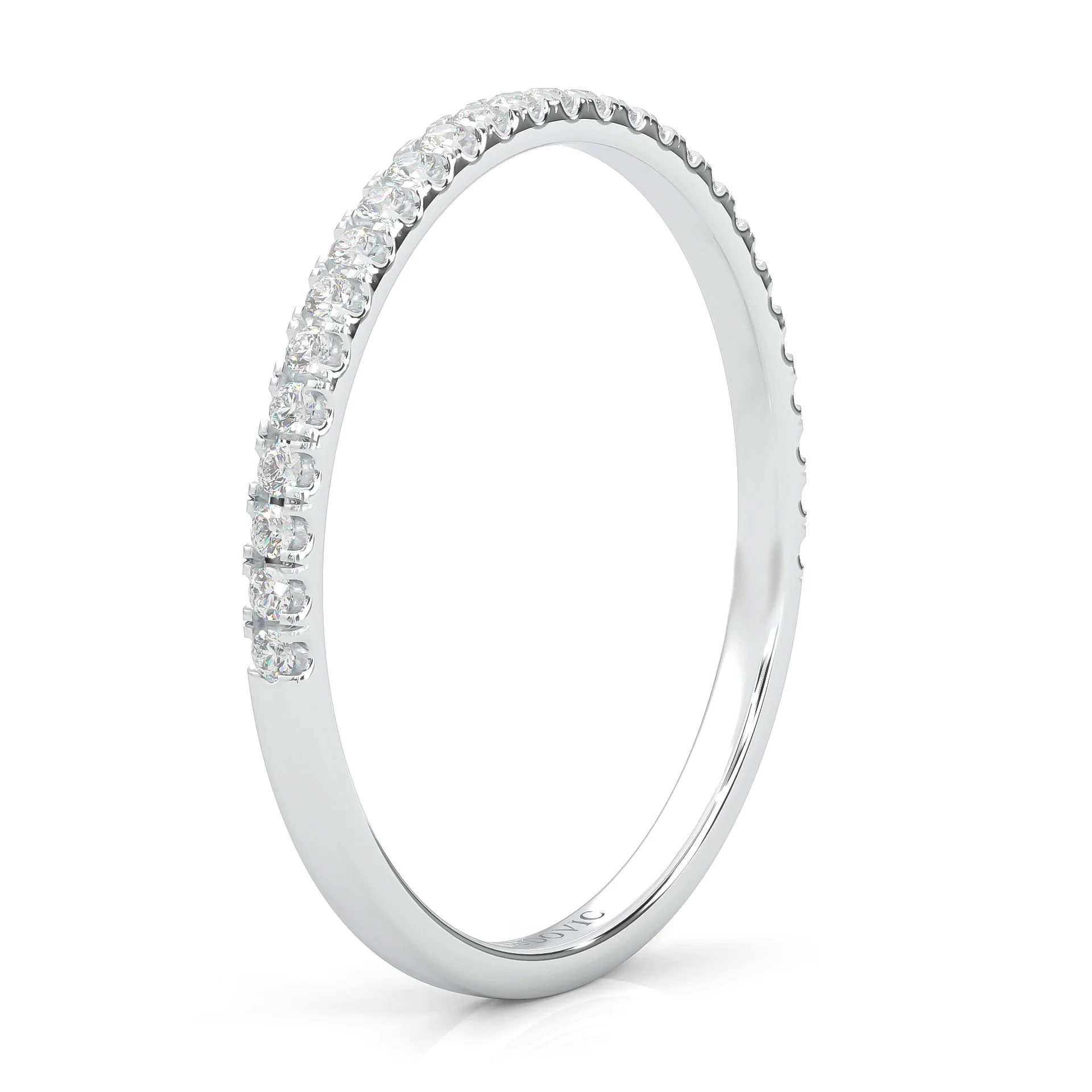 The Crystals Moissanite Wedding Set (14k Solid Gold) - Image 16