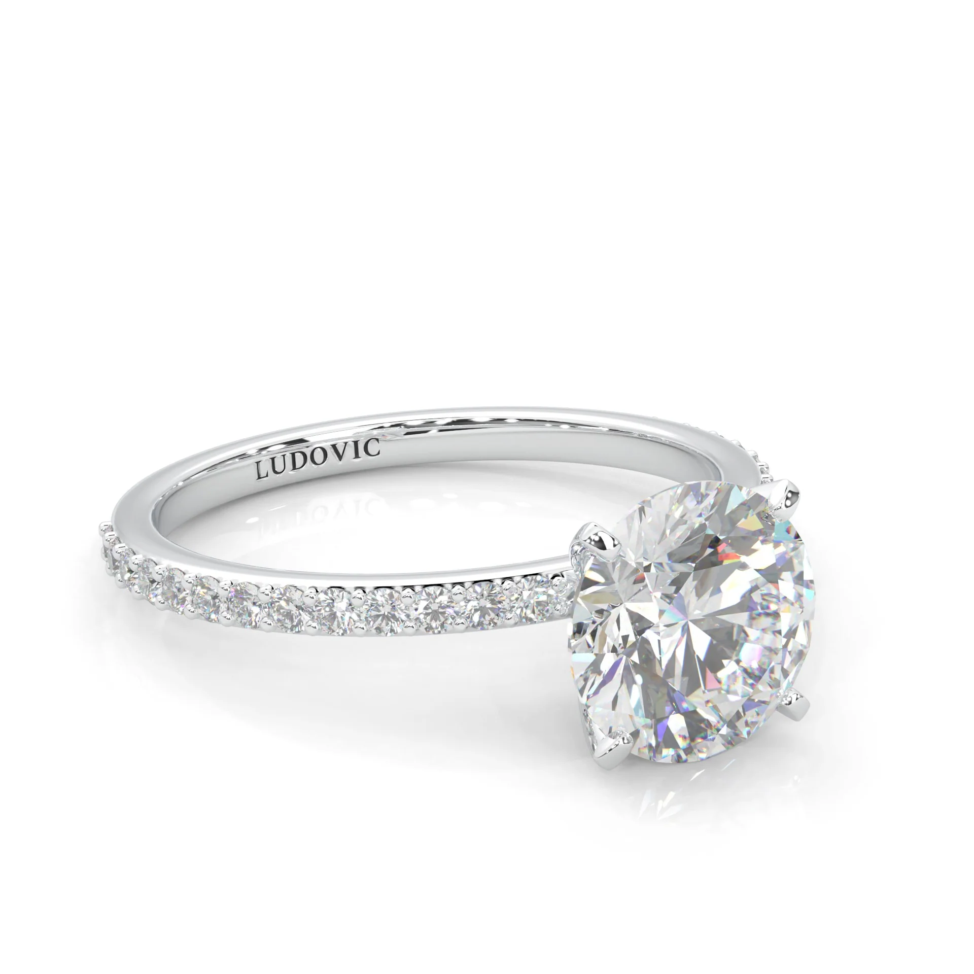 The Crystals Moissanite Wedding Set (14k Solid Gold) - Image 8