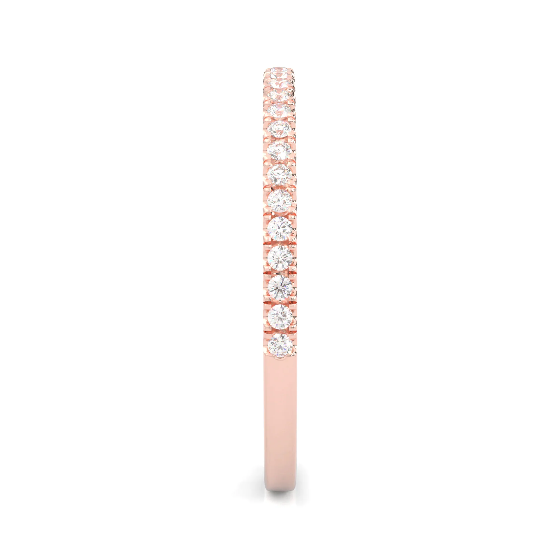 The Crystals Moissanite Wedding Set ( Rose Gold ) - Image 15
