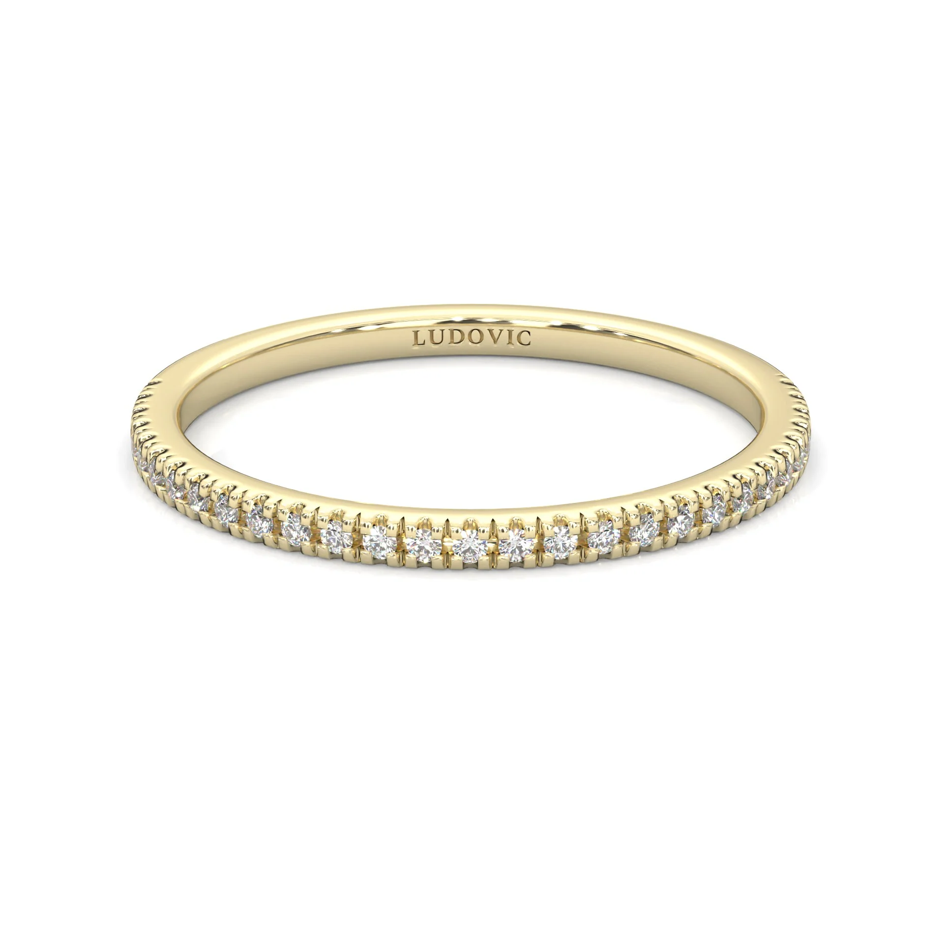 The Crystals Moissanite Wedding Set ( Yellow Gold ) - Image 13