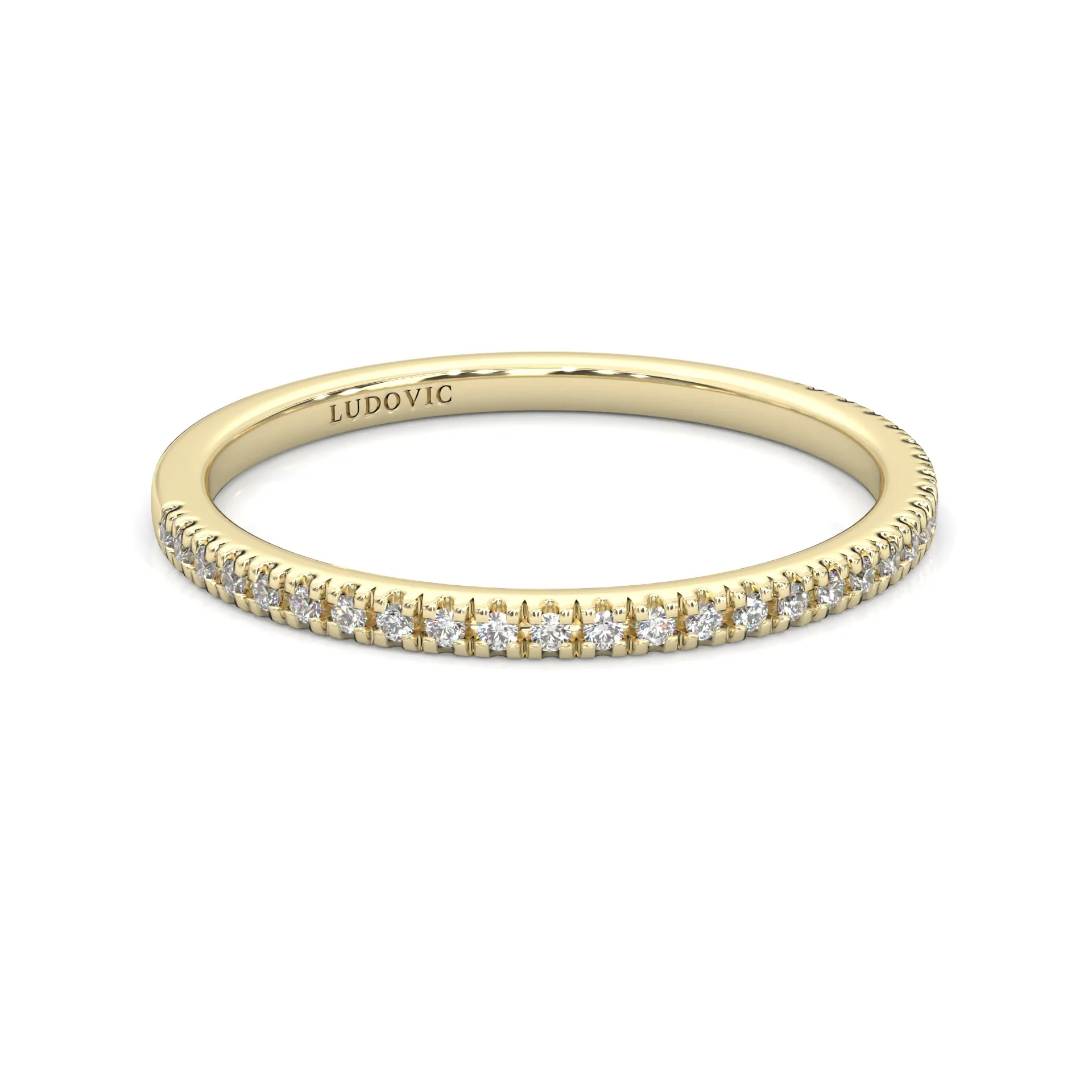 The Crystals Moissanite Wedding Set ( Yellow Gold ) - Image 14