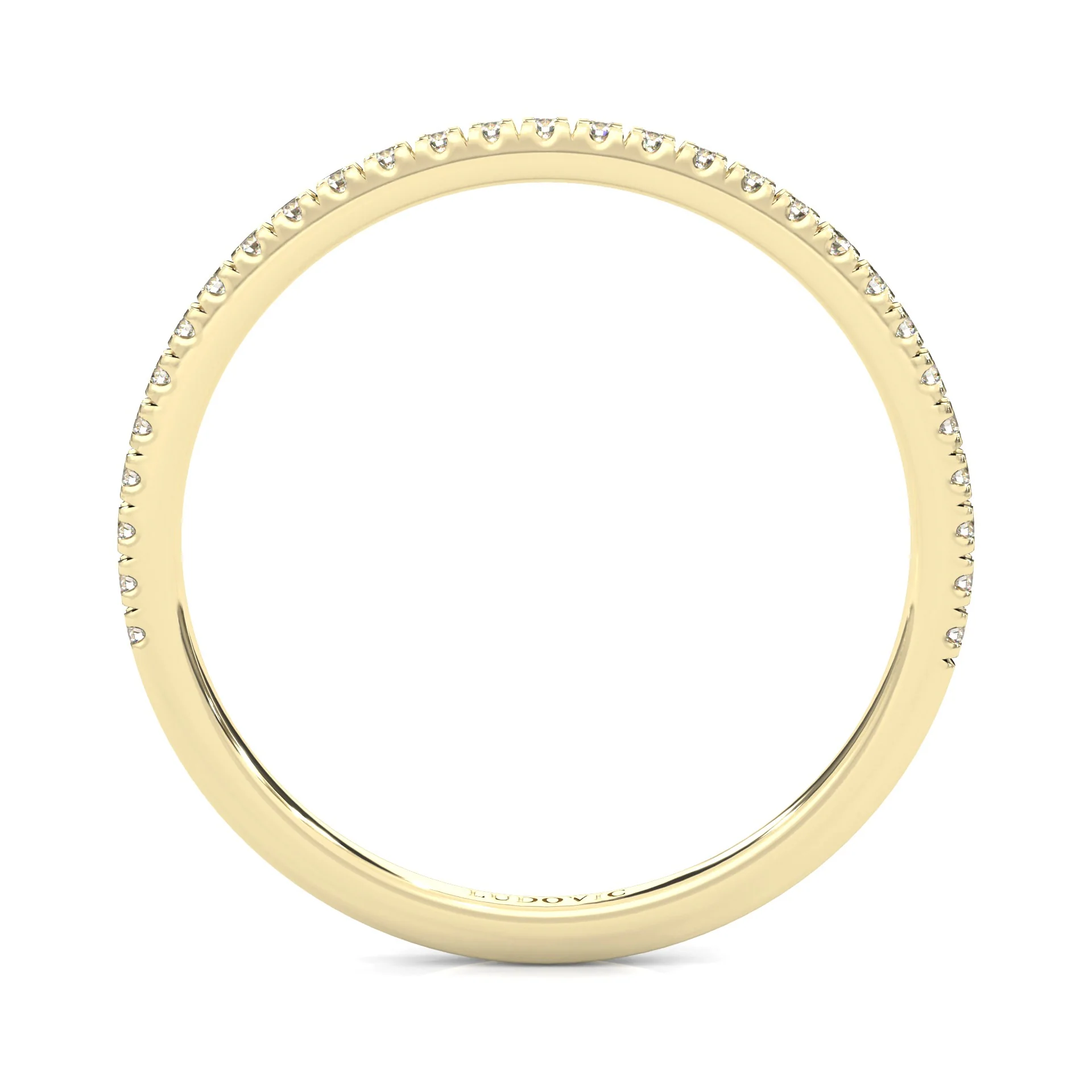 The Crystals Moissanite Wedding Set ( Yellow Gold ) - Image 17