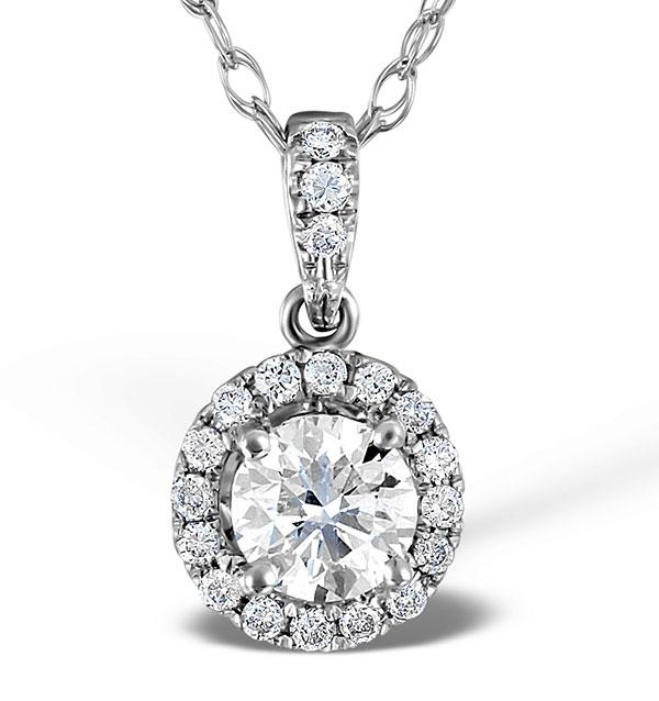 The Curly Rock Moissanite Necklace (14k Solid Gold)
