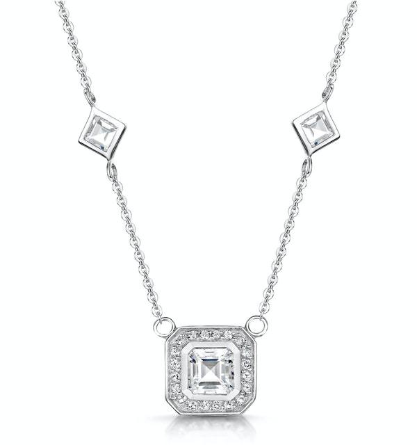 The Diligent Hum Moissanite Necklace (14k Solid Gold)