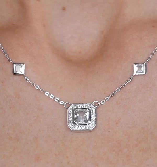 The Diligent Hum Moissanite Necklace (14k Solid Gold) - Image 6