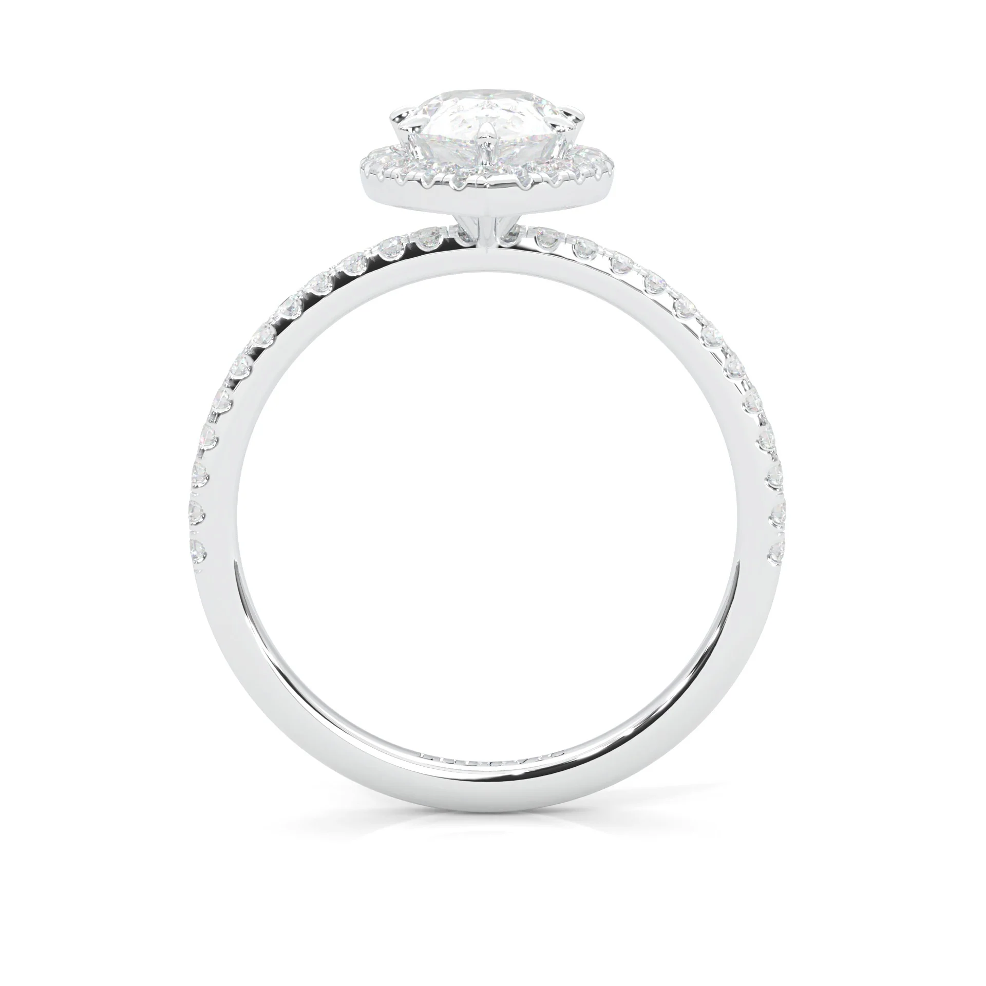 Valora Moissanite Engagement Ring (14k Solid Gold) - Image 5