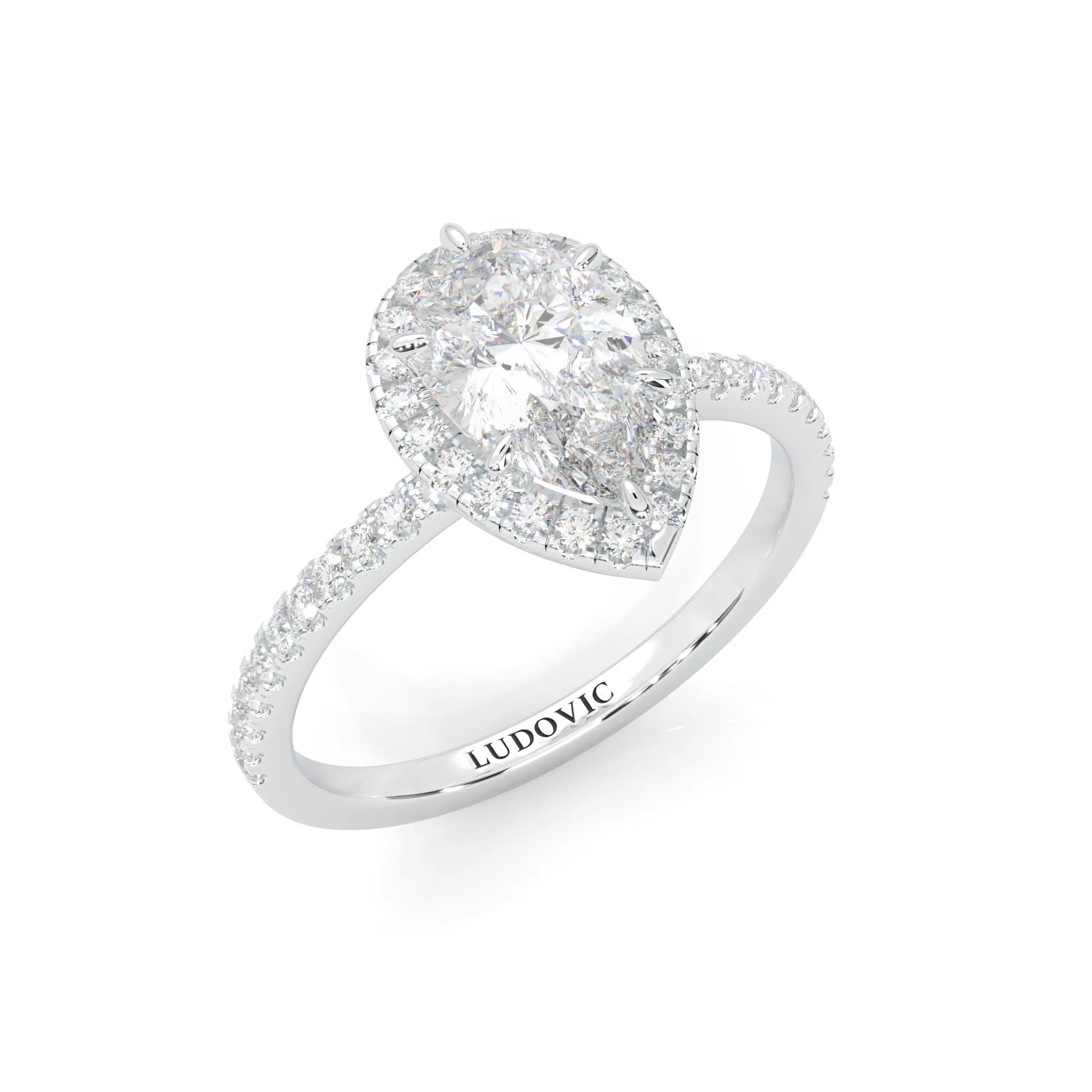 Valora Moissanite Engagement Ring (14k Solid Gold) - Image 7