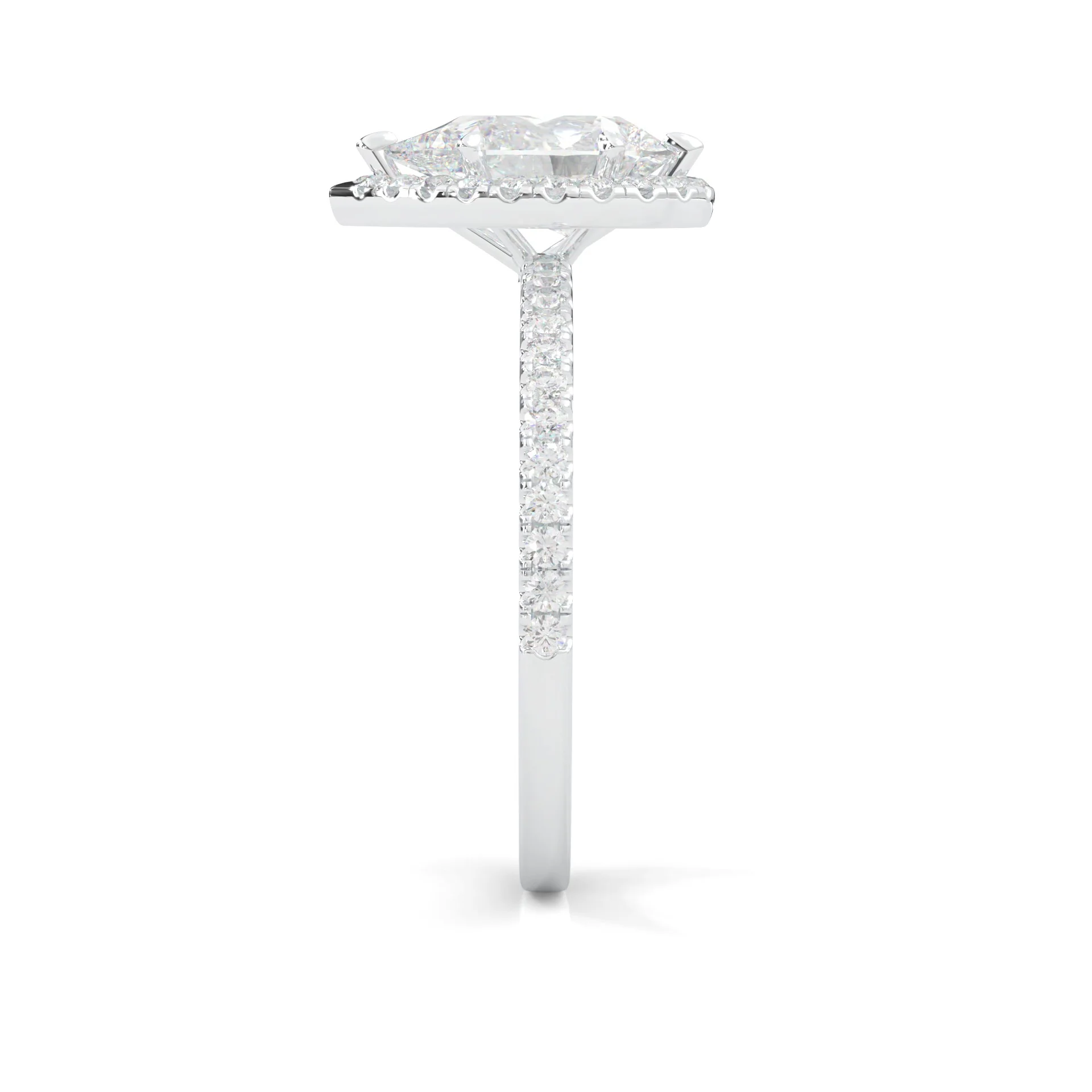Valora Moissanite Wedding Set (14k Solid Gold) - Image 10