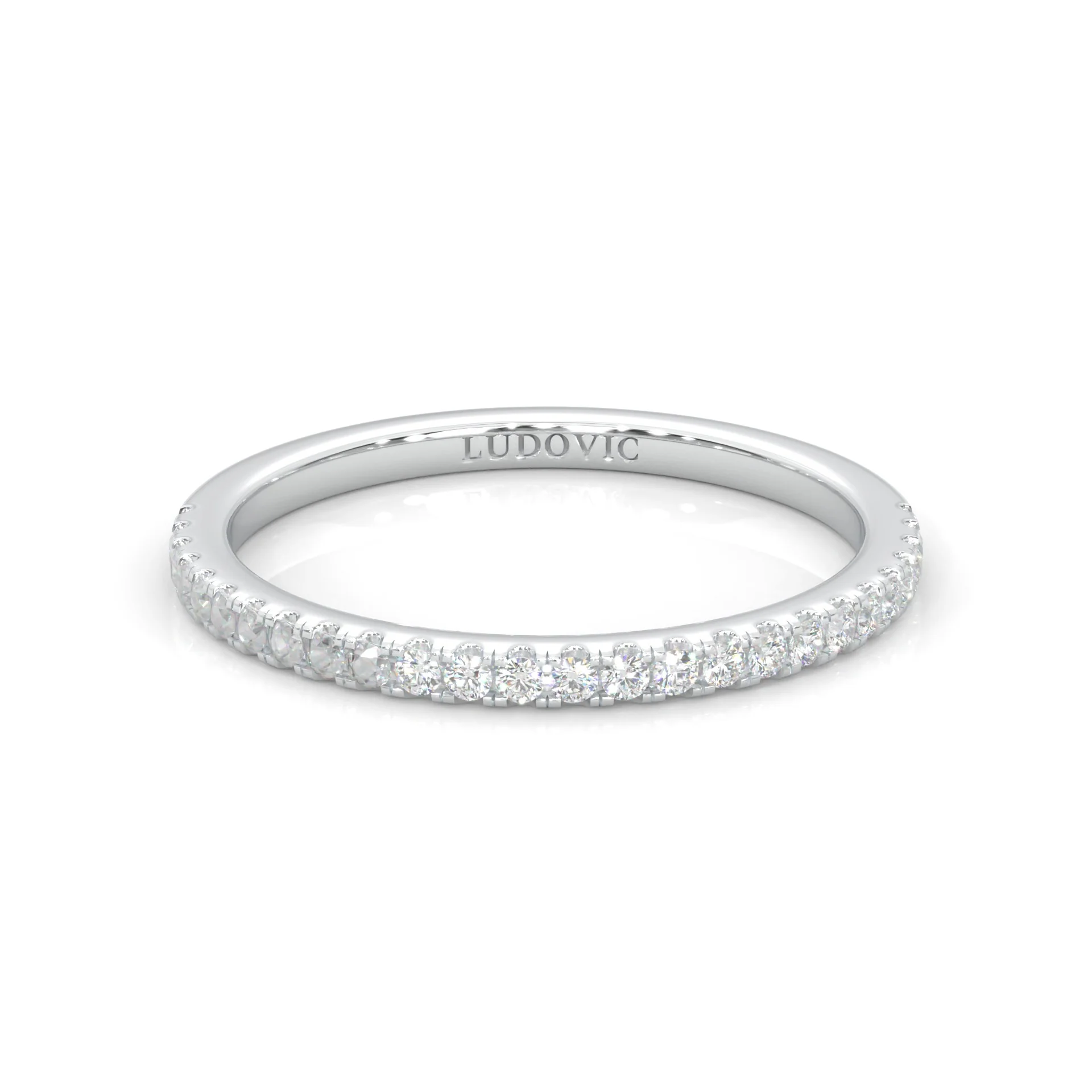 Valora Moissanite Wedding Set (14k Solid Gold) - Image 12