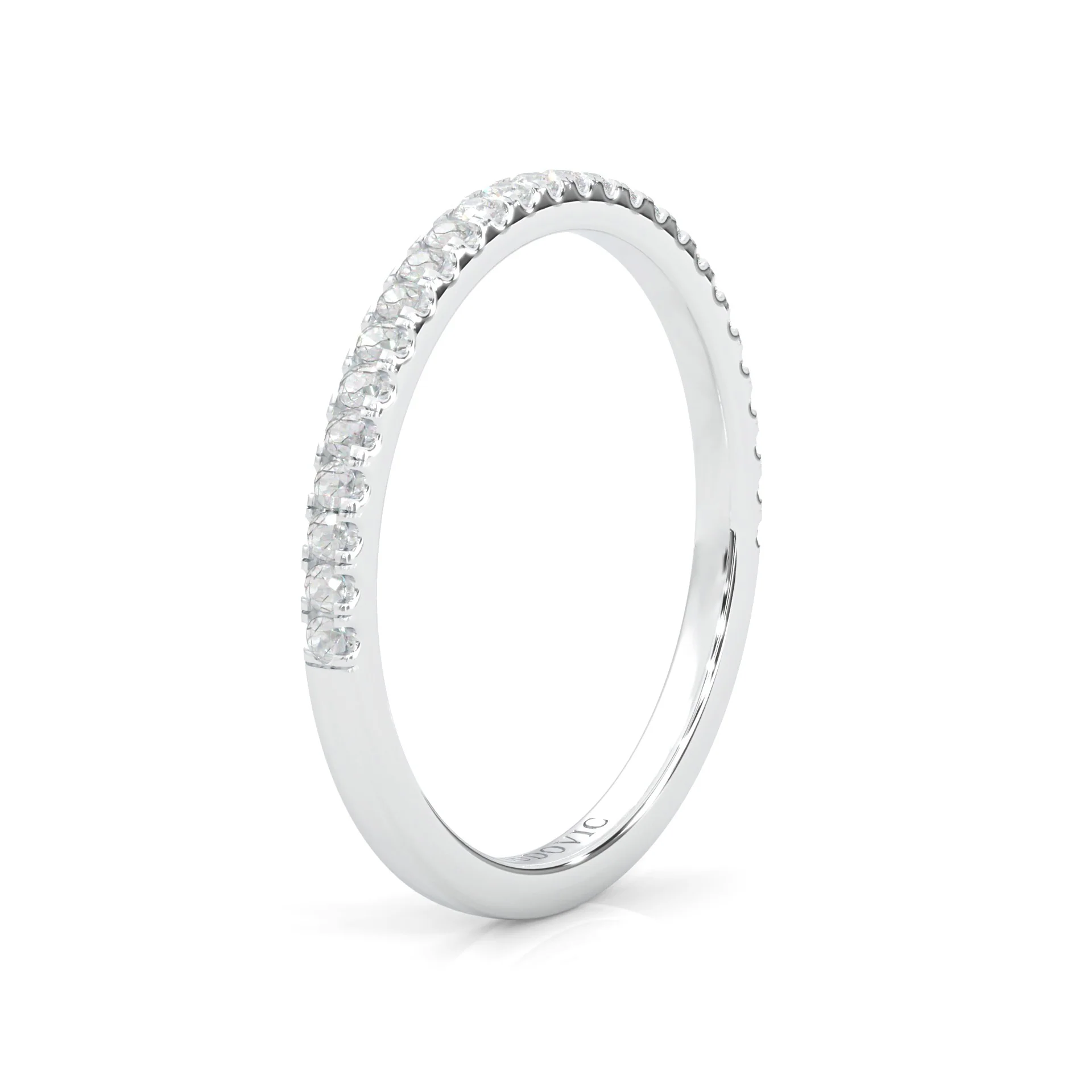Valora Moissanite Wedding Set (14k Solid Gold) - Image 13