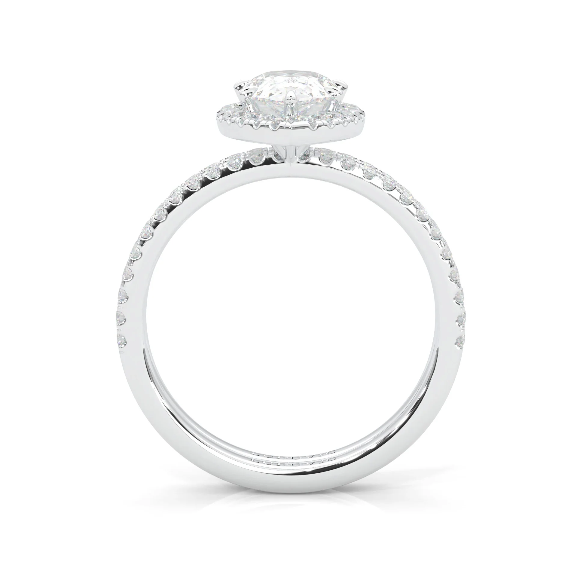 Valora Moissanite Wedding Set (14k Solid Gold) - Image 6