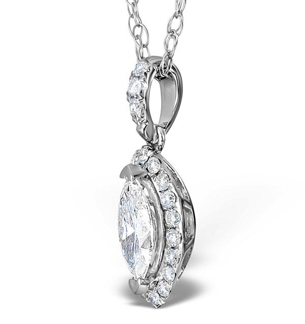 The Humble Belle Moissanite Necklace (14k Solid Gold) - Image 3