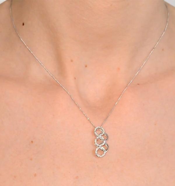 The Jade Tempest Moissanite Necklace (14k Solid Gold) - Image 3