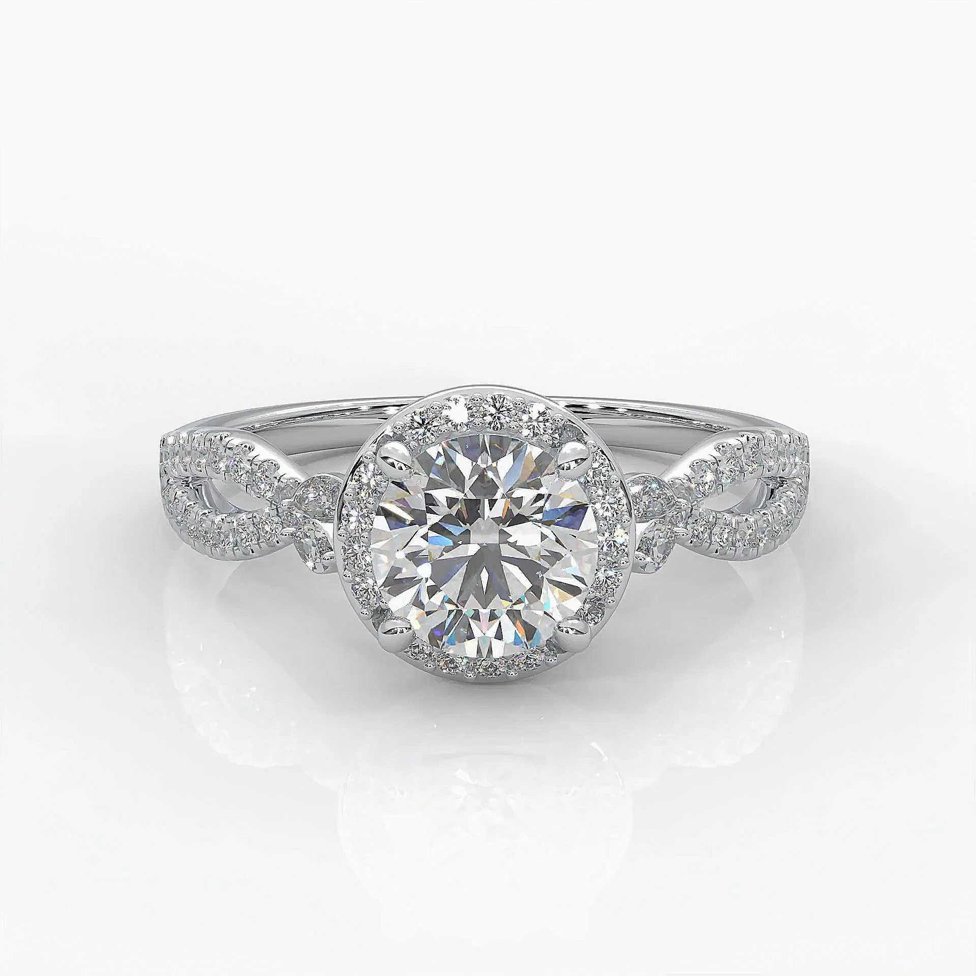 The Loyal Crux Choker Moissanite Engagement Ring (14k Solid Gold) - Image 7