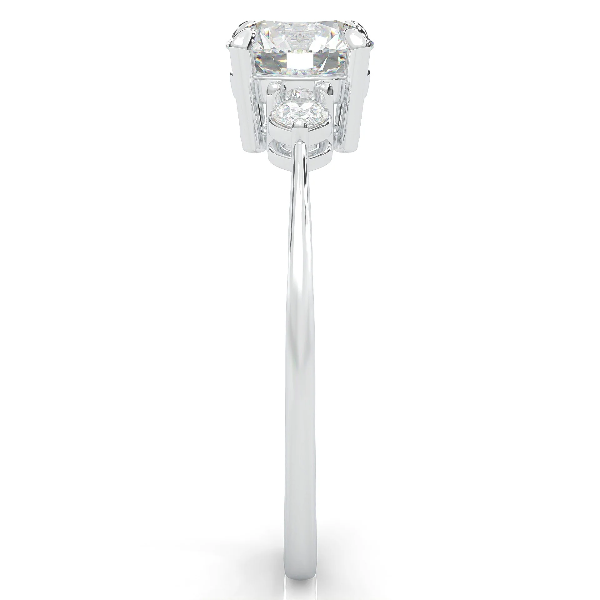 The Luminous Moissanite Wedding Set (14k Solid Gold) - Image 6