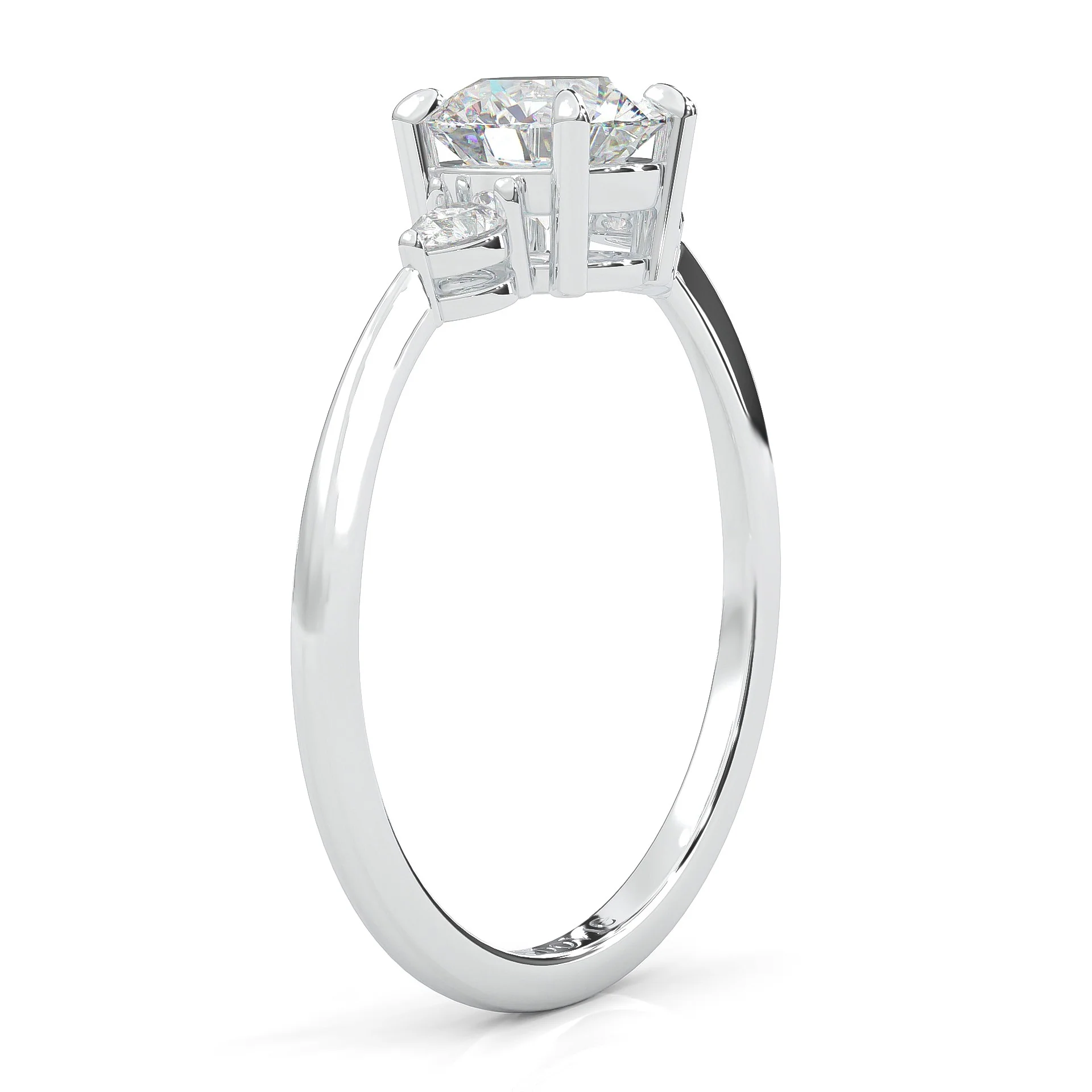 The Luminous Moissanite Wedding Set (14k Solid Gold) - Image 7