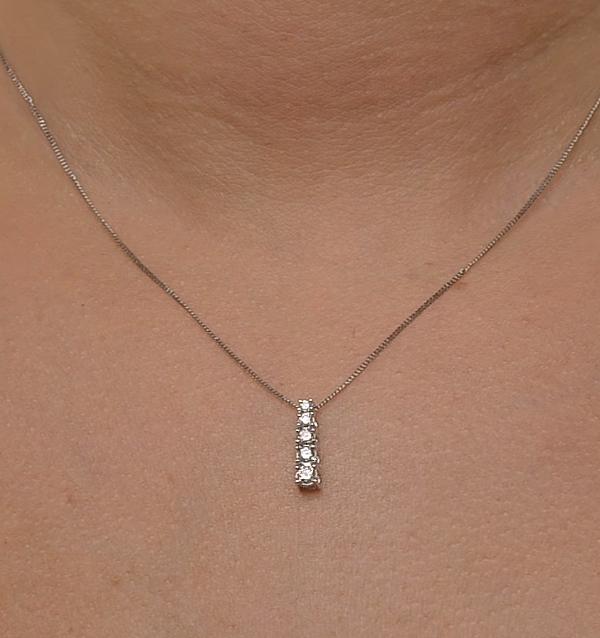 The Mellow Twirl Moissanite Necklace (14k Solid Gold) - Image 6