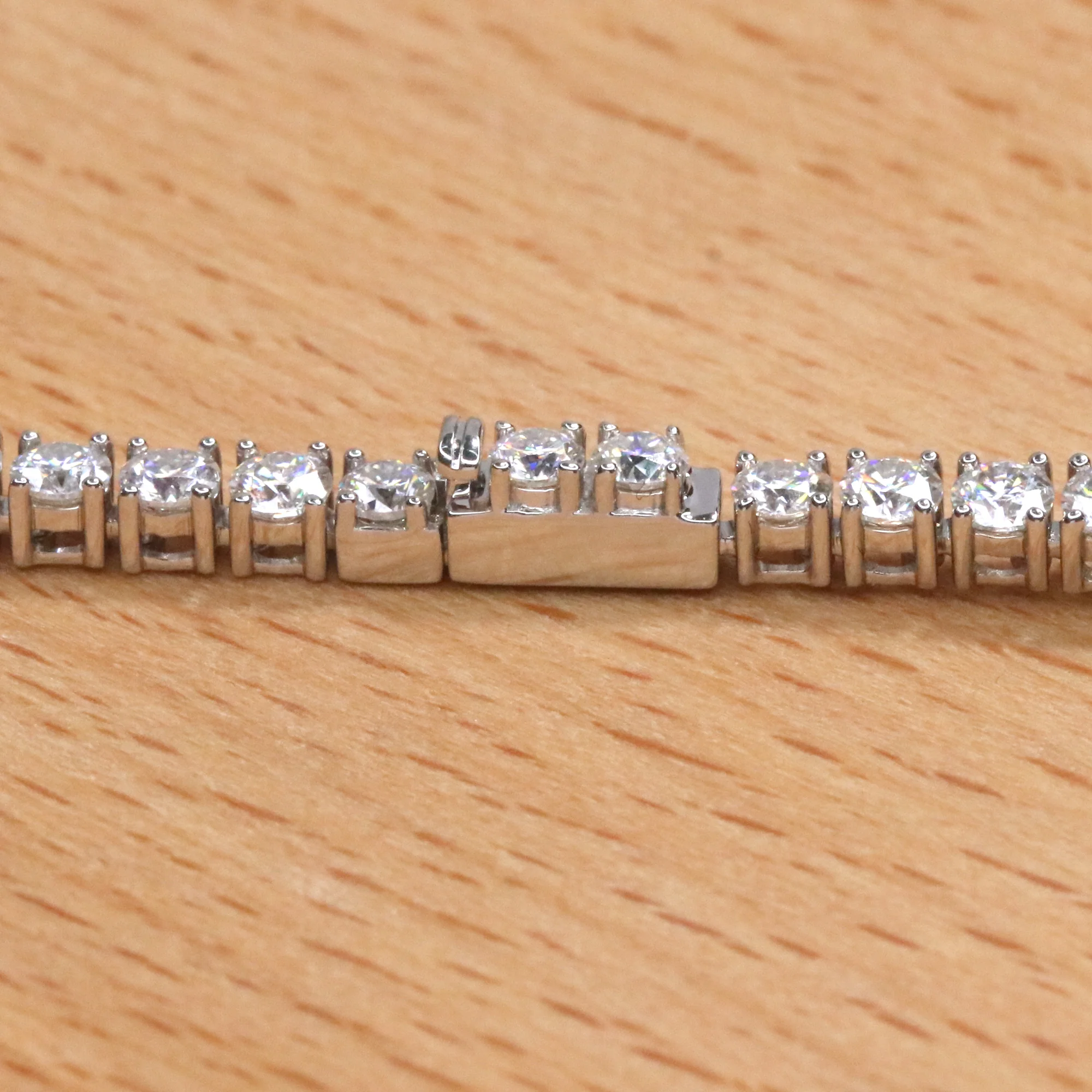 Ludovic Moissanite Tennis Necklace ( Upgraded ) - Image 10