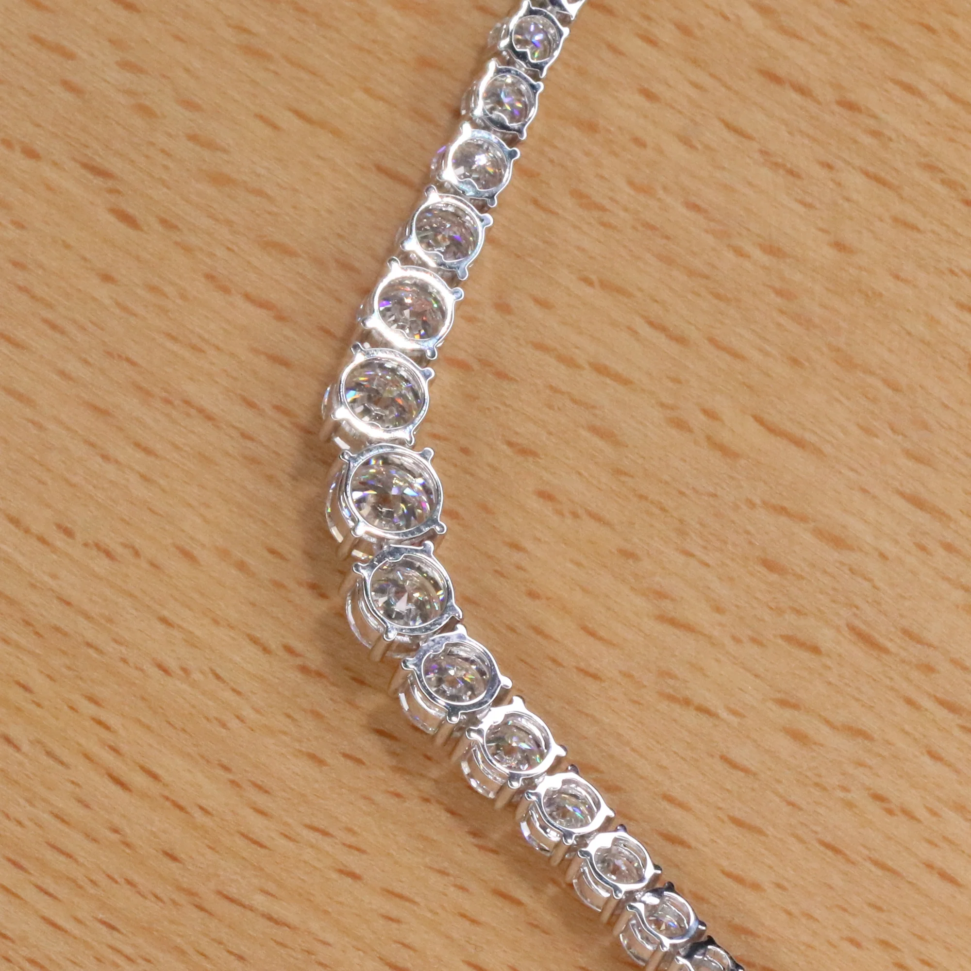 Ludovic Moissanite Tennis Necklace ( Upgraded ) - Image 11