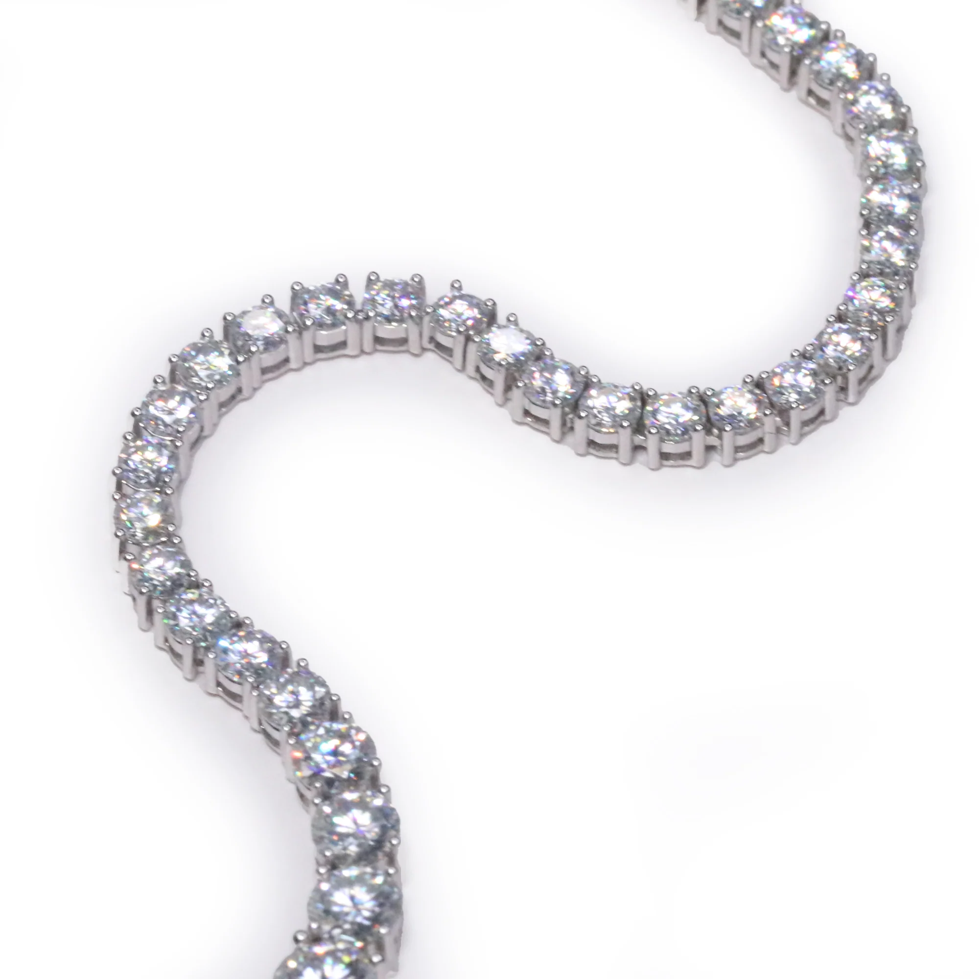Ludovic Moissanite Tennis Necklace ( Upgraded ) - Image 2