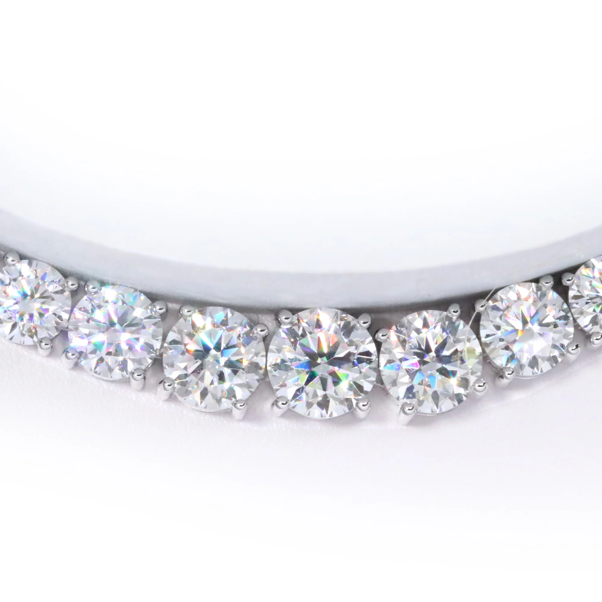 Ludovic Moissanite Tennis Necklace ( Upgraded ) - Image 3