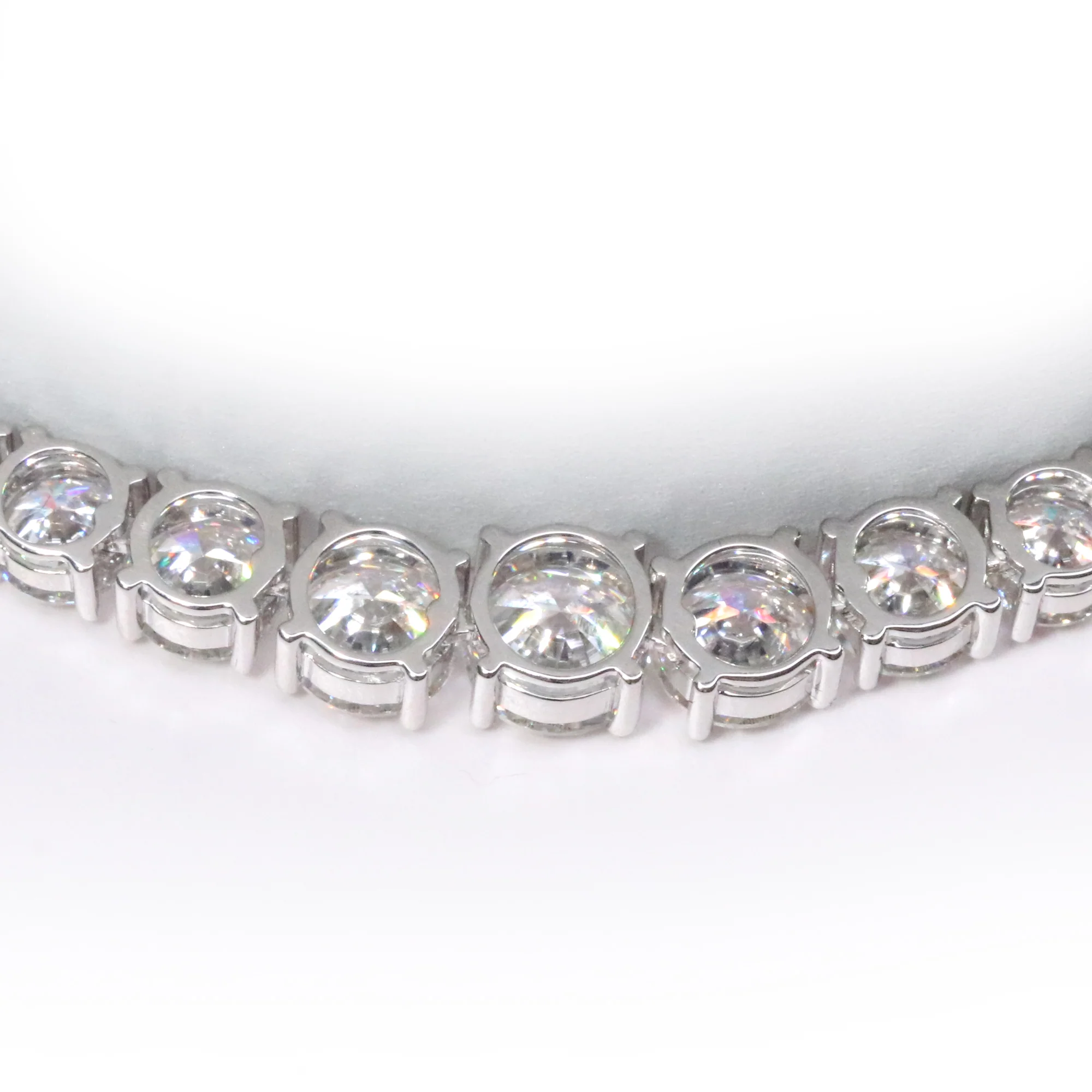 Ludovic Moissanite Tennis Necklace ( Upgraded ) - Image 4
