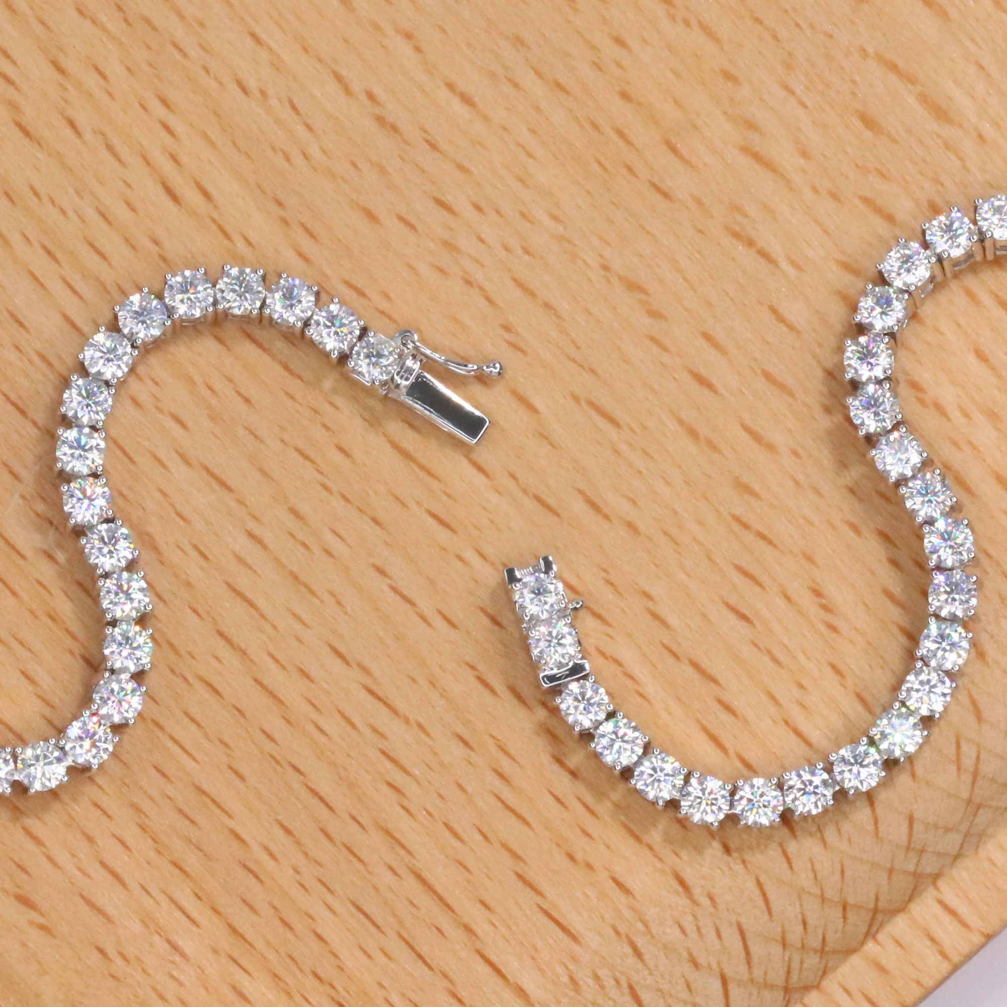 Ludovic Moissanite Tennis Necklace ( Upgraded ) - Image 8