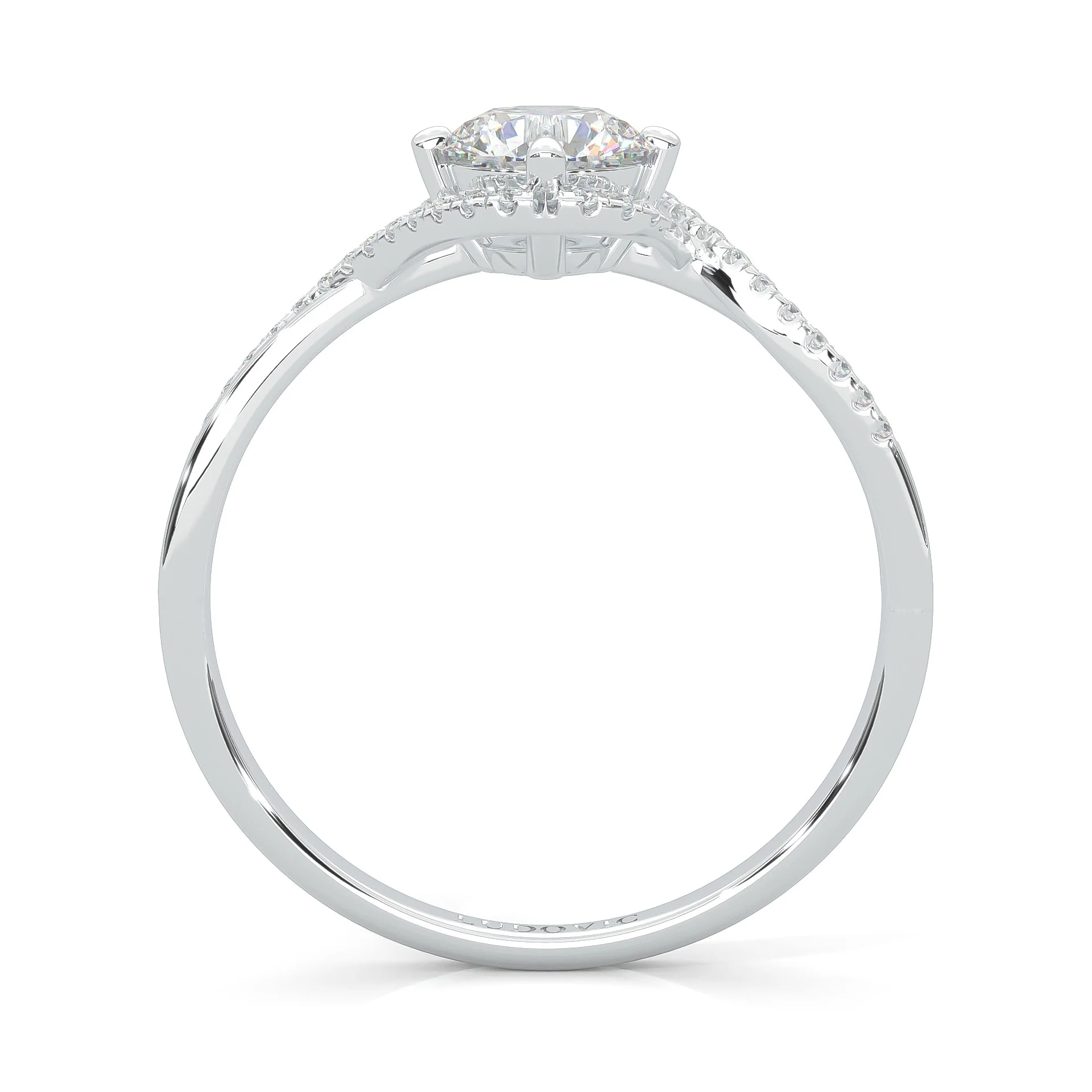 The Onyx Poem Moissanite Engagement Ring (14k Solid Gold) - Image 5