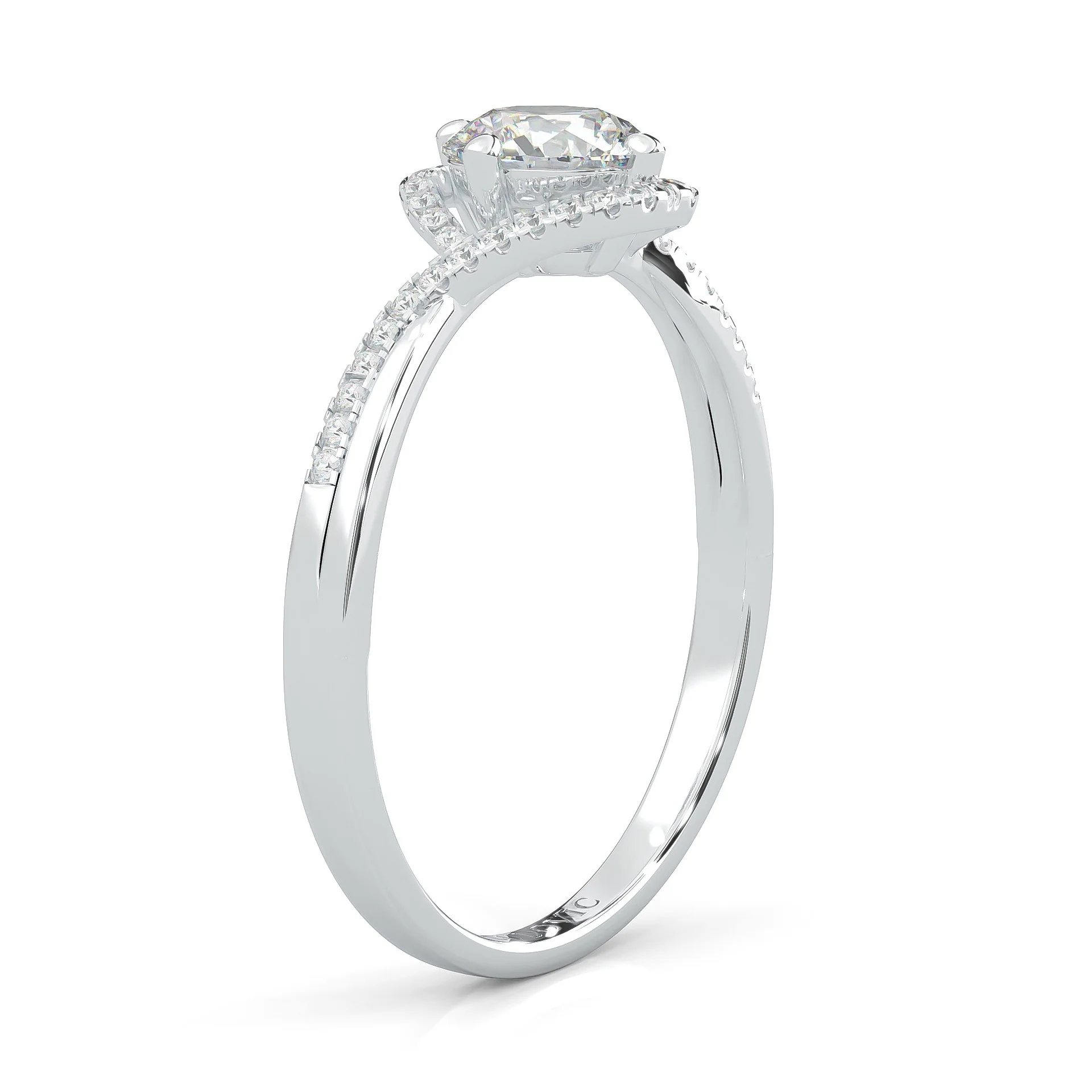 The Onyx Poem Moissanite Engagement Ring (14k Solid Gold) - Image 6