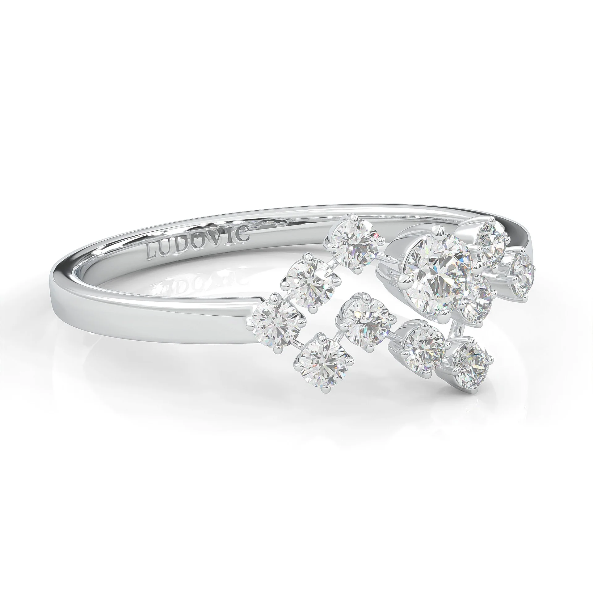 The Quiet Blessing Moissanite Engagement Ring (14k Solid Gold) - Image 3