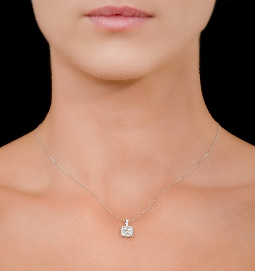 The Royal Force Moissanite Necklace (14k Solid Gold) - Image 2