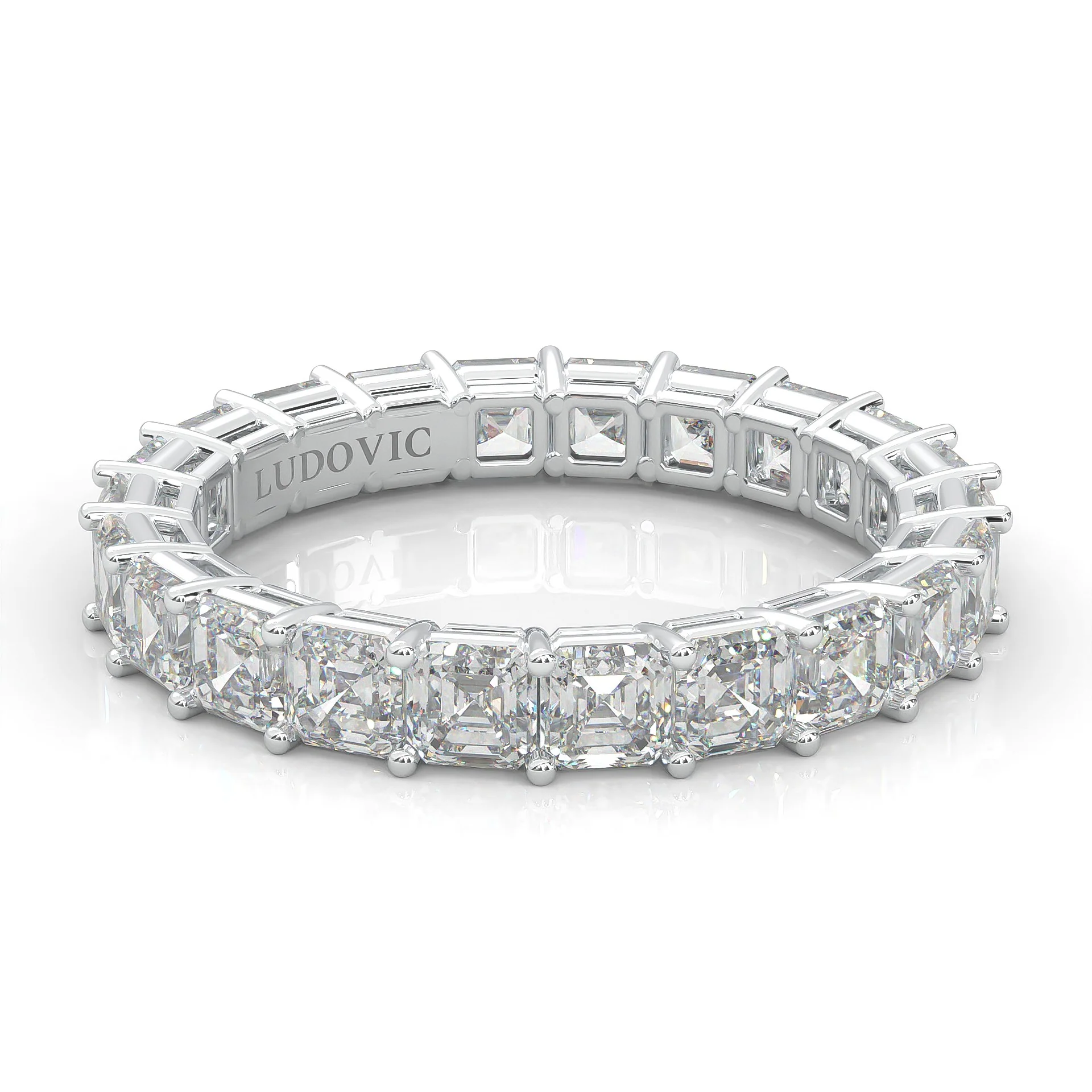 The Scented Belle Moissanite Eternity Ring - Image 3